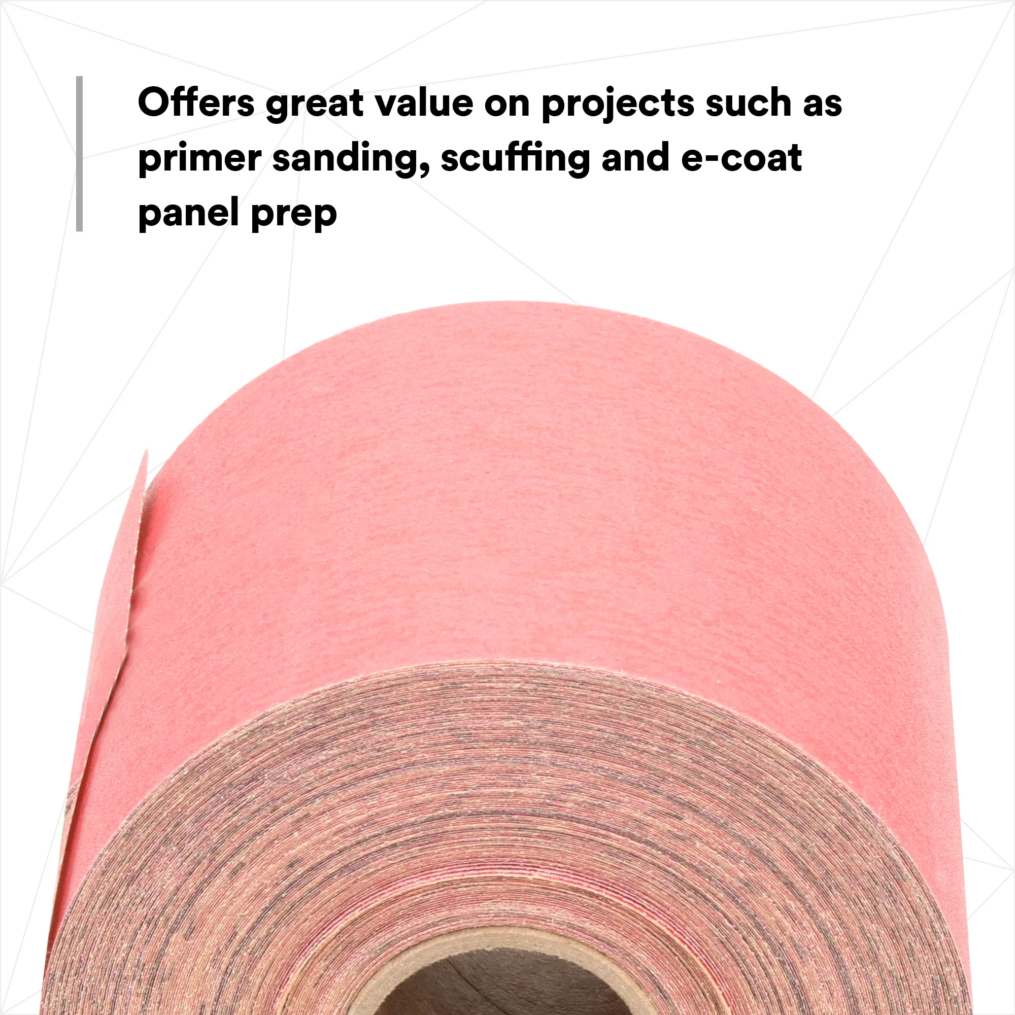 SKU 7000119924 | 3M™ Red Abrasive Stikit™ Sheet Roll