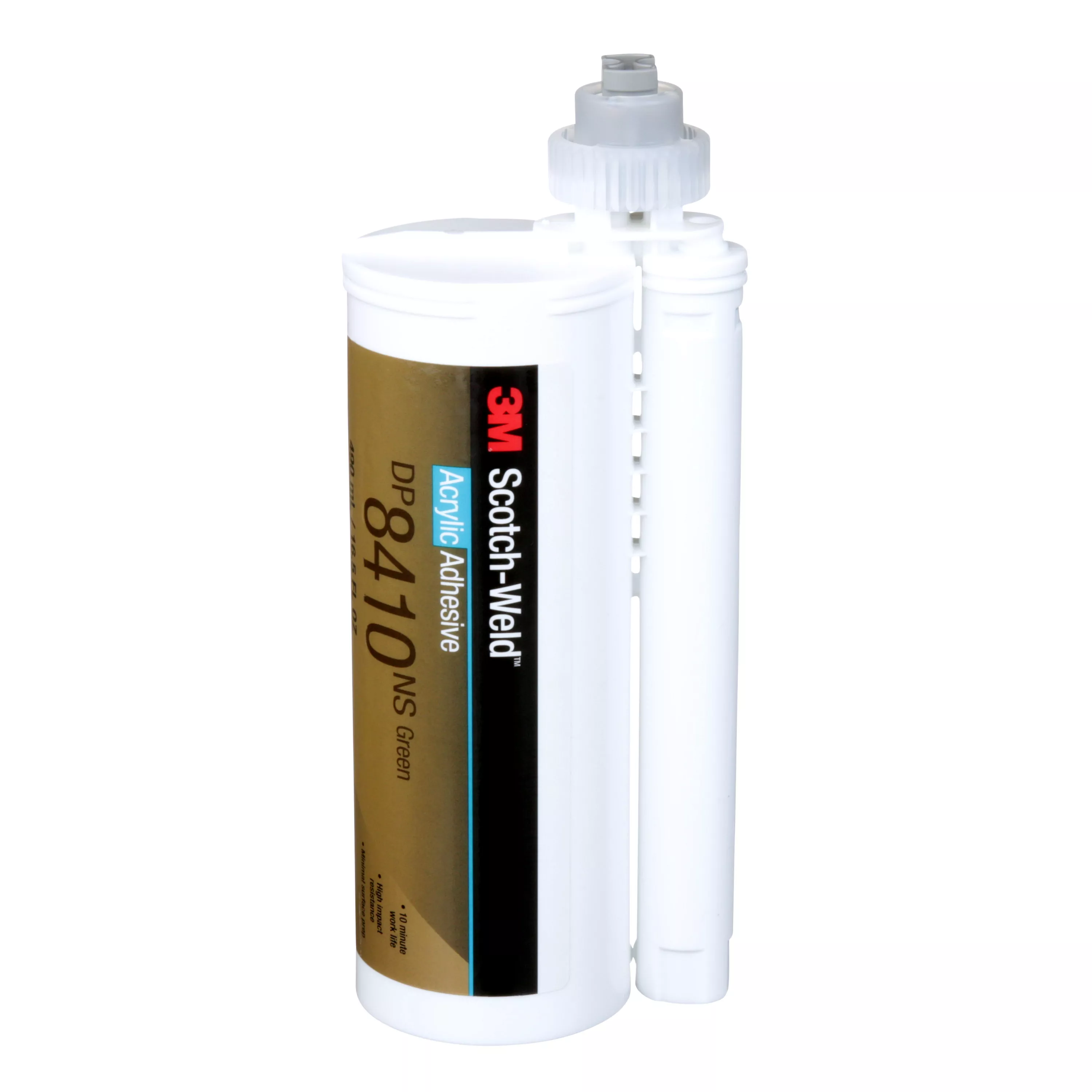 3M™ Scotch-Weld™ Acrylic Adhesive DP8410NS, Green, 490 mL Duo-Pak,
6/Case