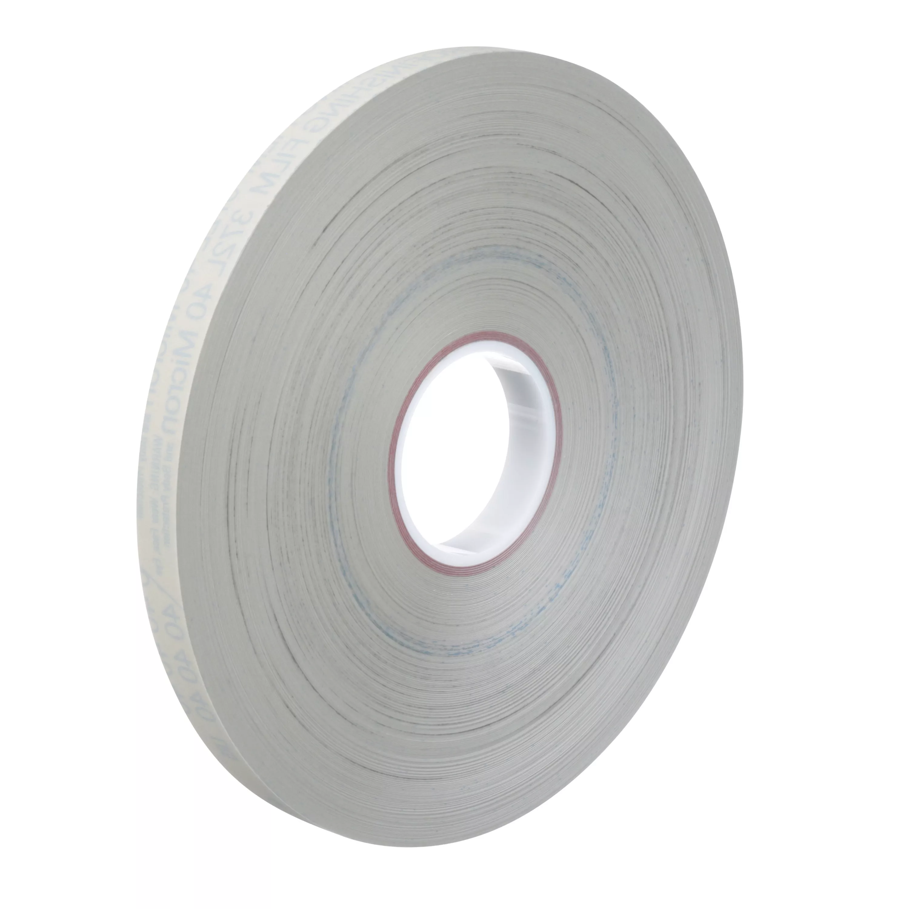 3M™ Microfinishing Film Roll 372L, 40 Mic 5MIL, T2, Blue, 0.709 in x 900 ft x 1-5/8 in (18mmx274.25m), NC, ASO, ERMB, 8 ea/Case