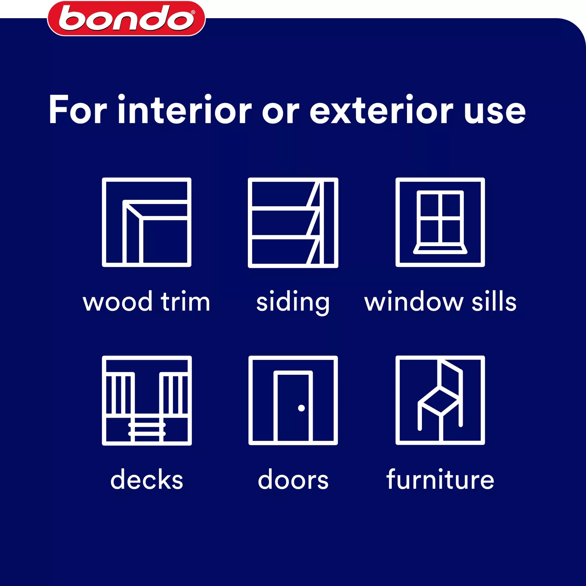 SKU 7010412222 | Bondo® Rotted Wood Restorer