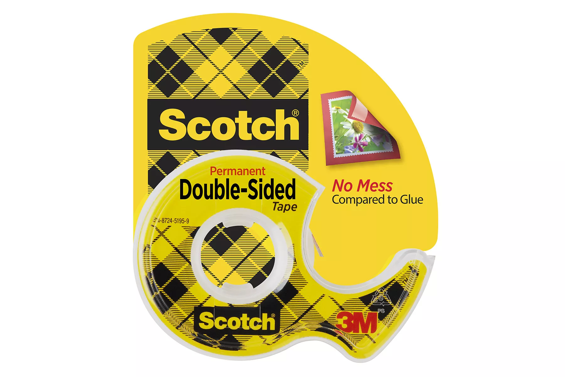 Scotch® Magic™ Double Sided Tape 237, 3/4 in x 300 in x 0 in (19 mm x 7.62 m)