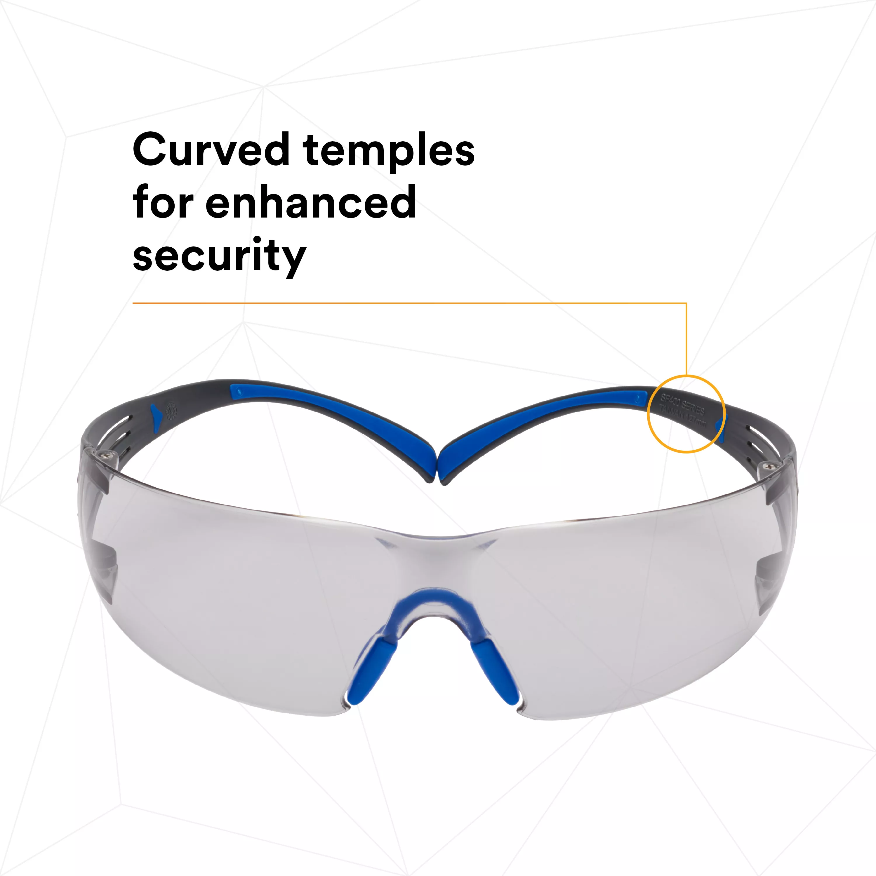 SKU 7100156103 | 3M™ SecureFit™ Safety Glasses SF407SGAF-BLU