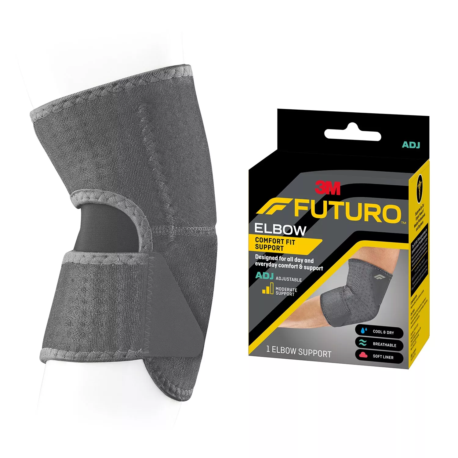 FUTURO™ Comfort Fit Elbow Support 04038ENR, Adjustable