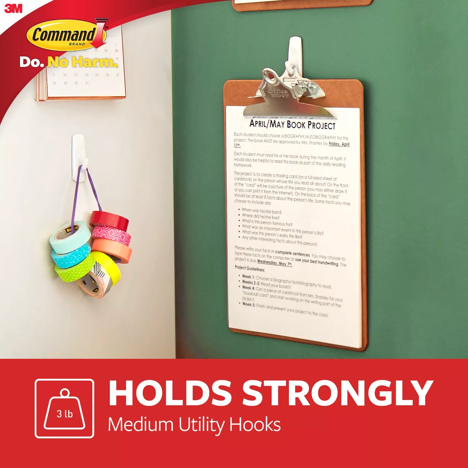 Product Number 17001 | Command™ Medium Utility Hooks