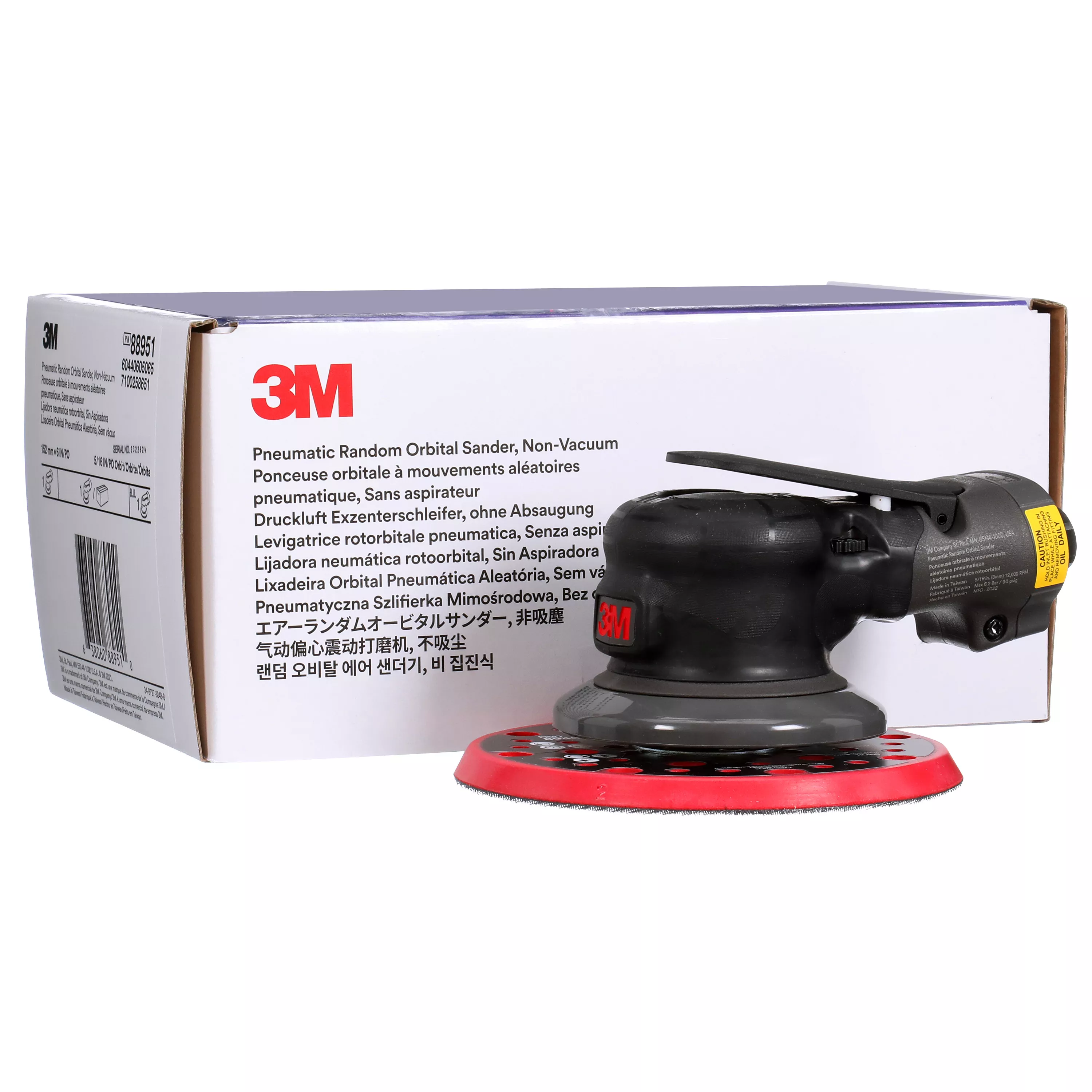 SKU 7100258651 | 3M™ Pneumatic Random Orbital Sander