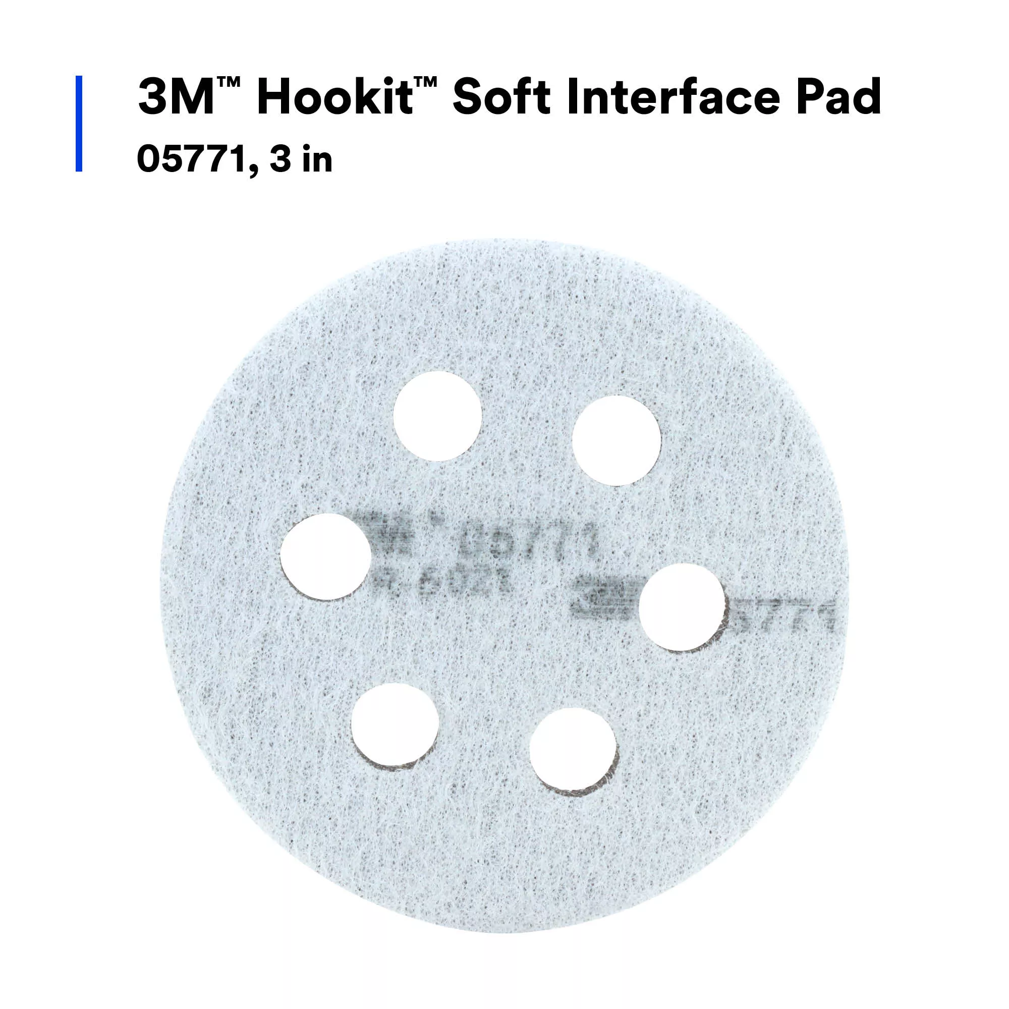 Product Number 5771 | 3M™ Hookit™ Soft Interface Pad 05771