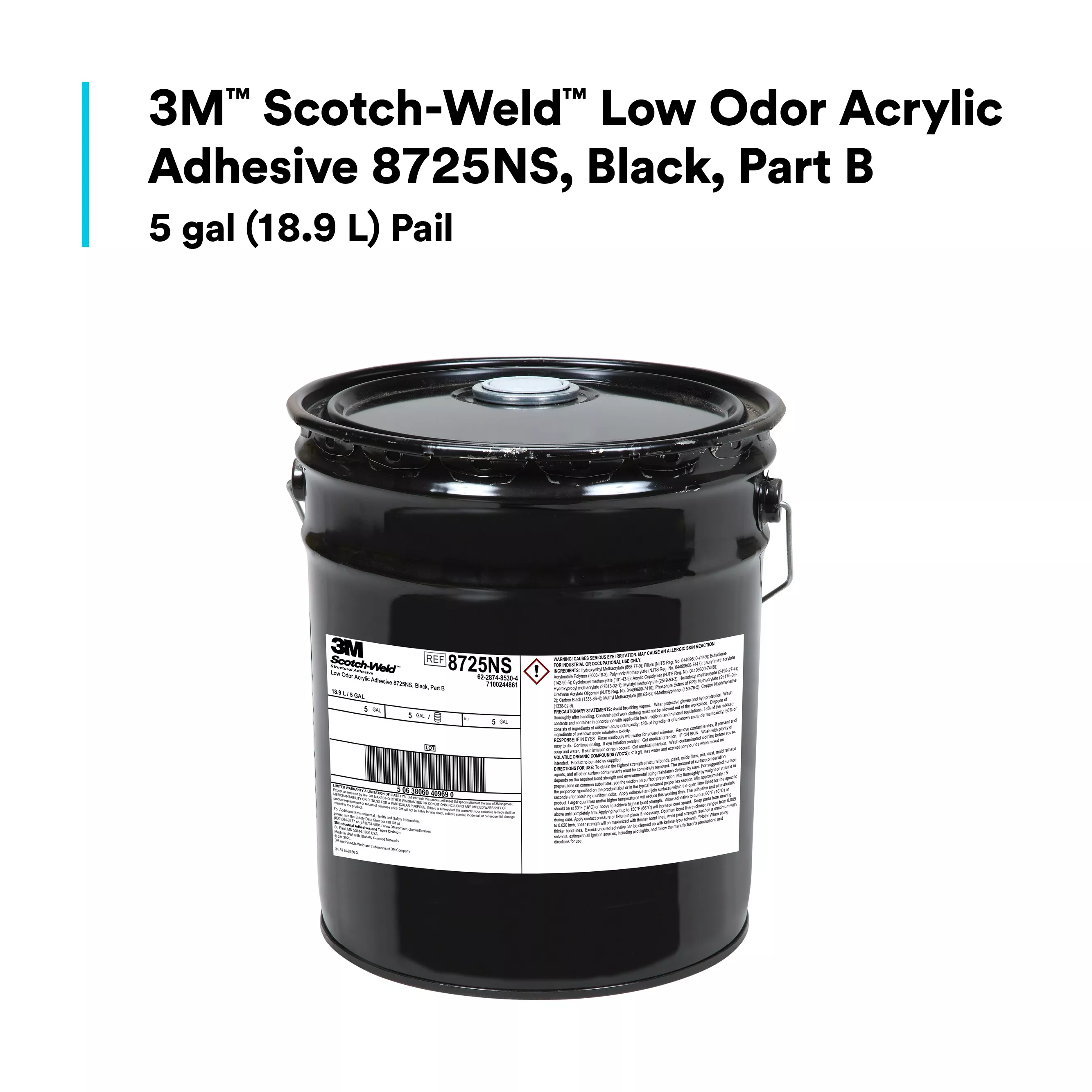 UPC 50638060409690 | 3M™ Scotch-Weld™ Low Odor Acrylic Adhesive 8725NS