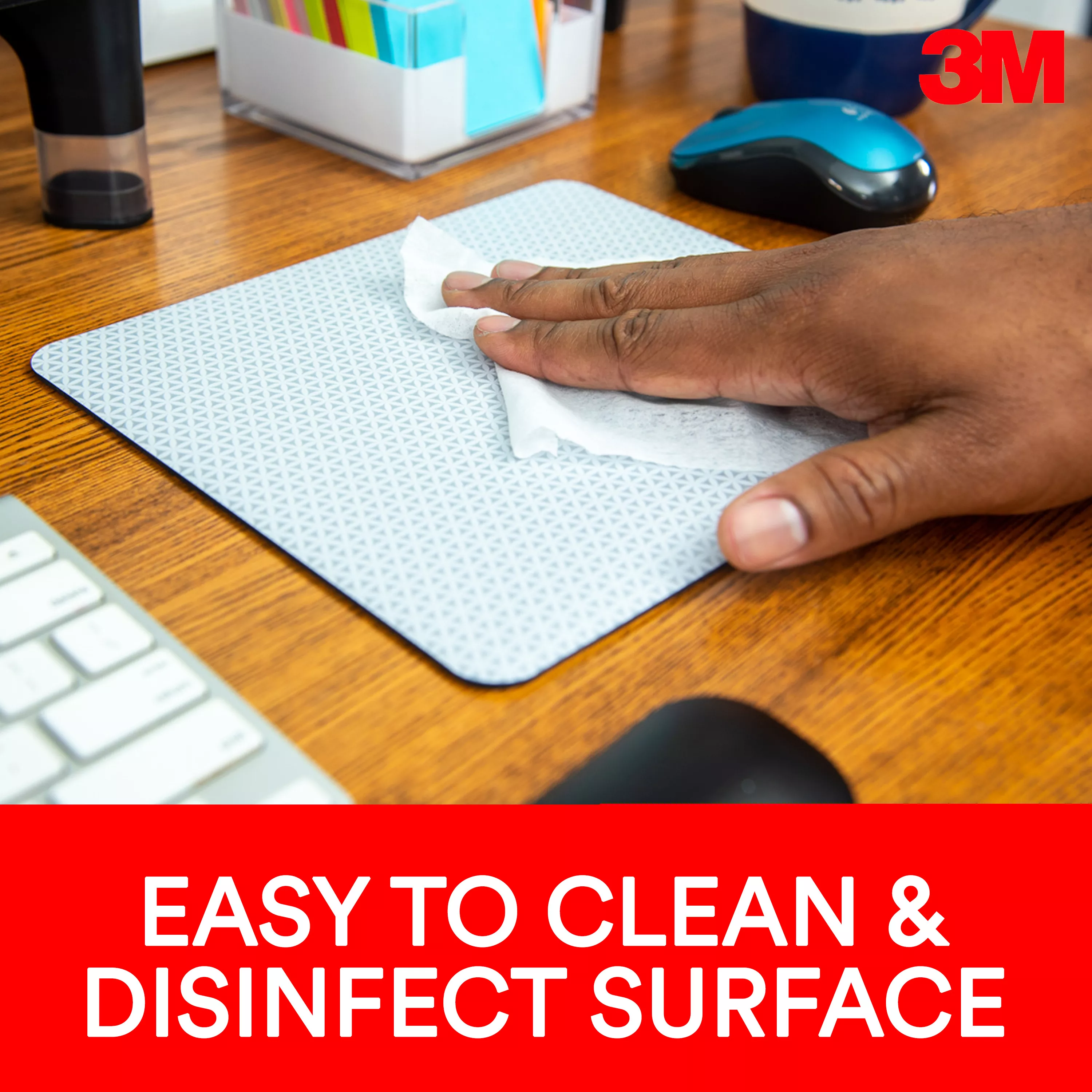 SKU 7100037673 | 3M™ Precise™ Mouse Pad Enhances the Precision of Optical Mice 