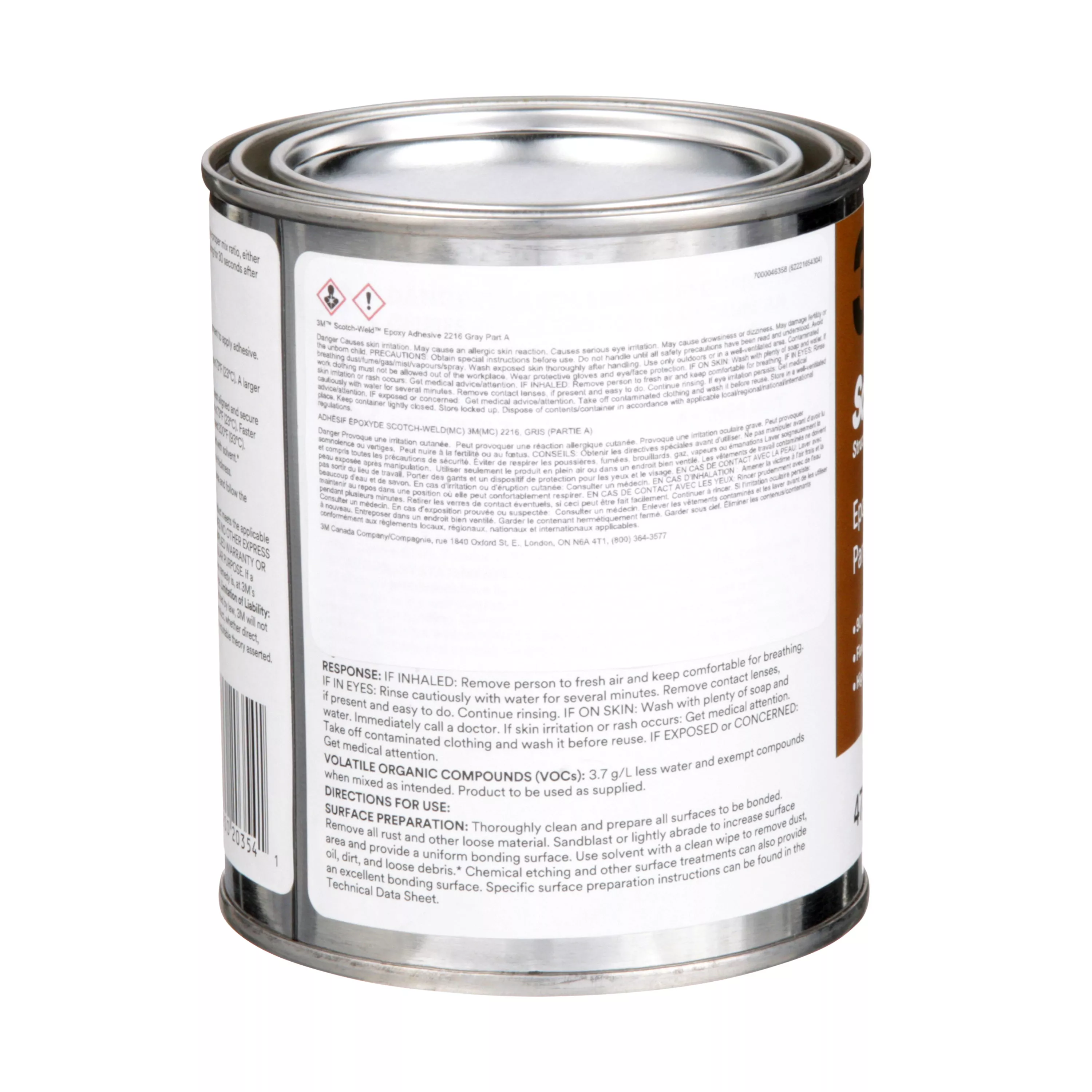 SKU 7000046358 | 3M™ Scotch-Weld™ Epoxy Adhesive 2216