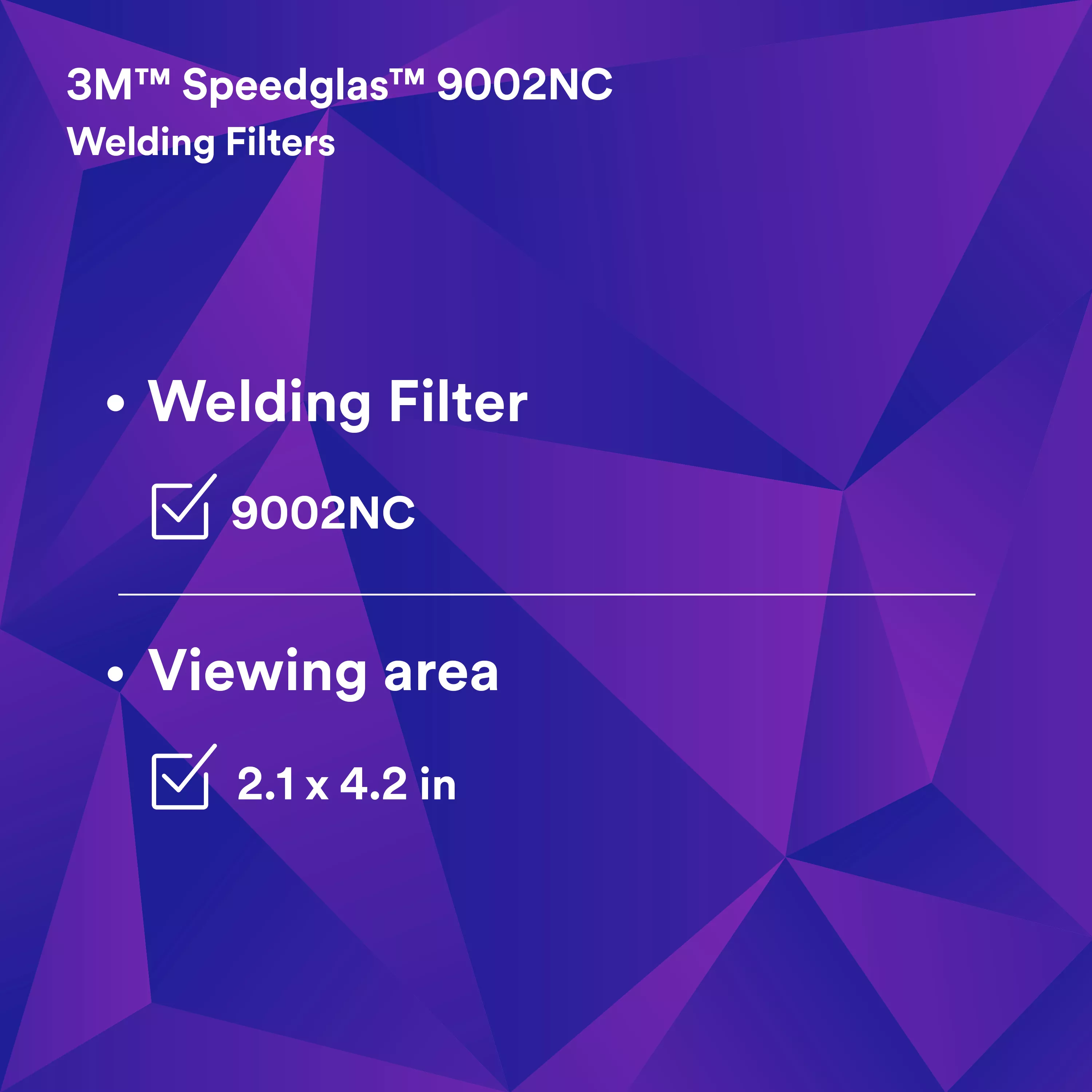 SKU 7010386299 | 3M™ Speedglas™ Welding Filter 9002NC 04-0000-21NC