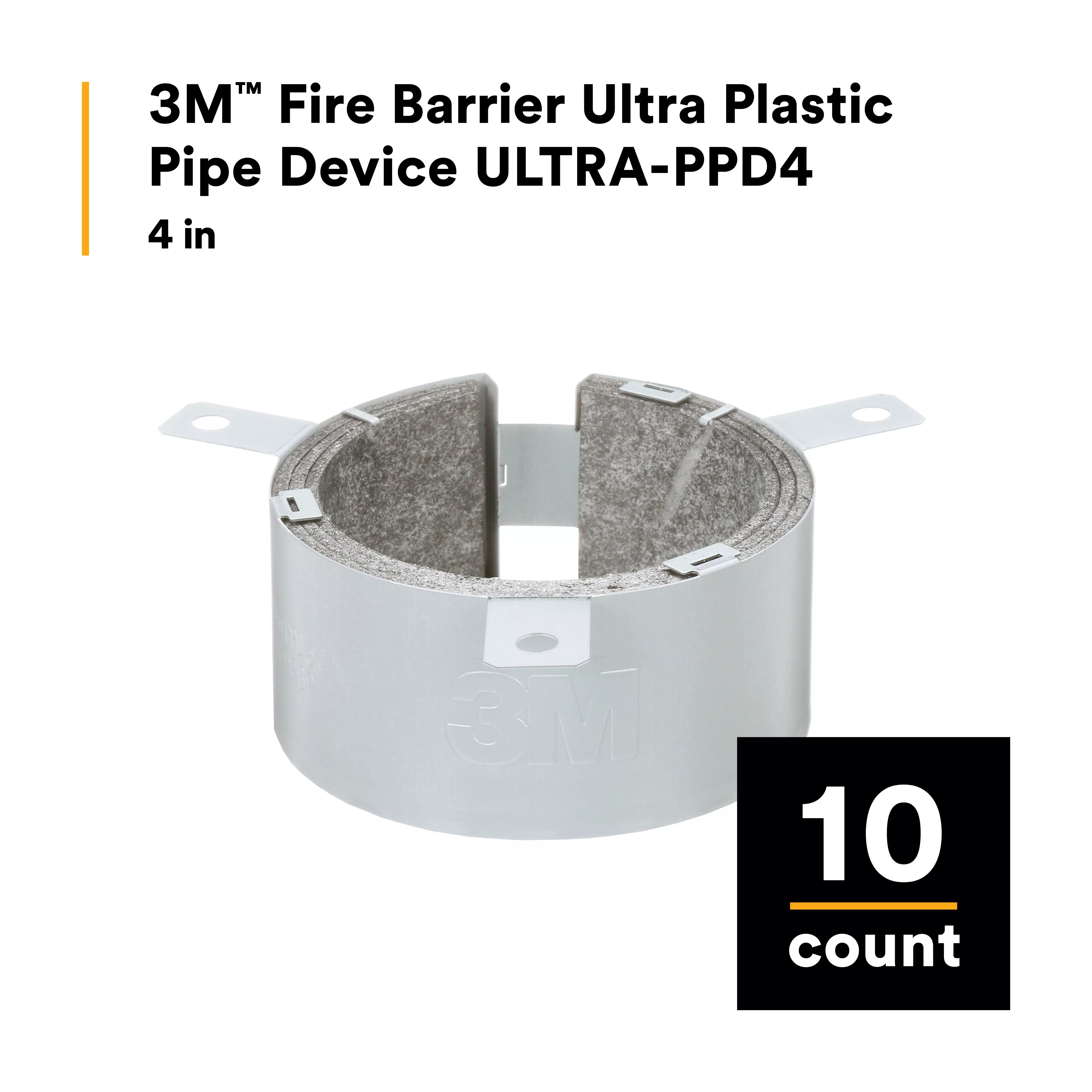 SKU 7000006376 | 3M™ Fire Barrier Ultra Plastic Pipe Device ULTRA-PPD4