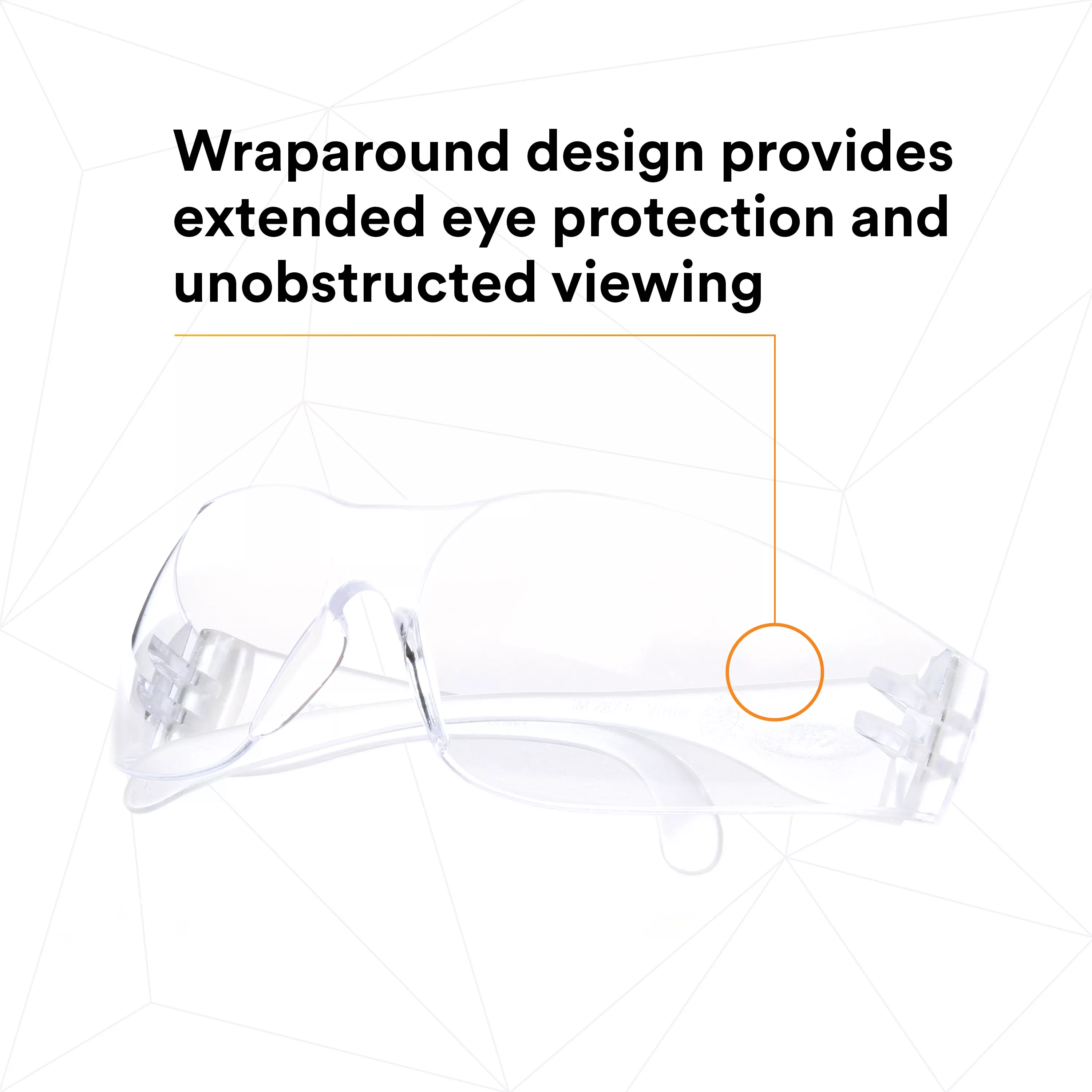 SKU 7100114652 | 3M™ Virtua™ Protective Eyewear 11228-00000-100 Clear Uncoated Lens