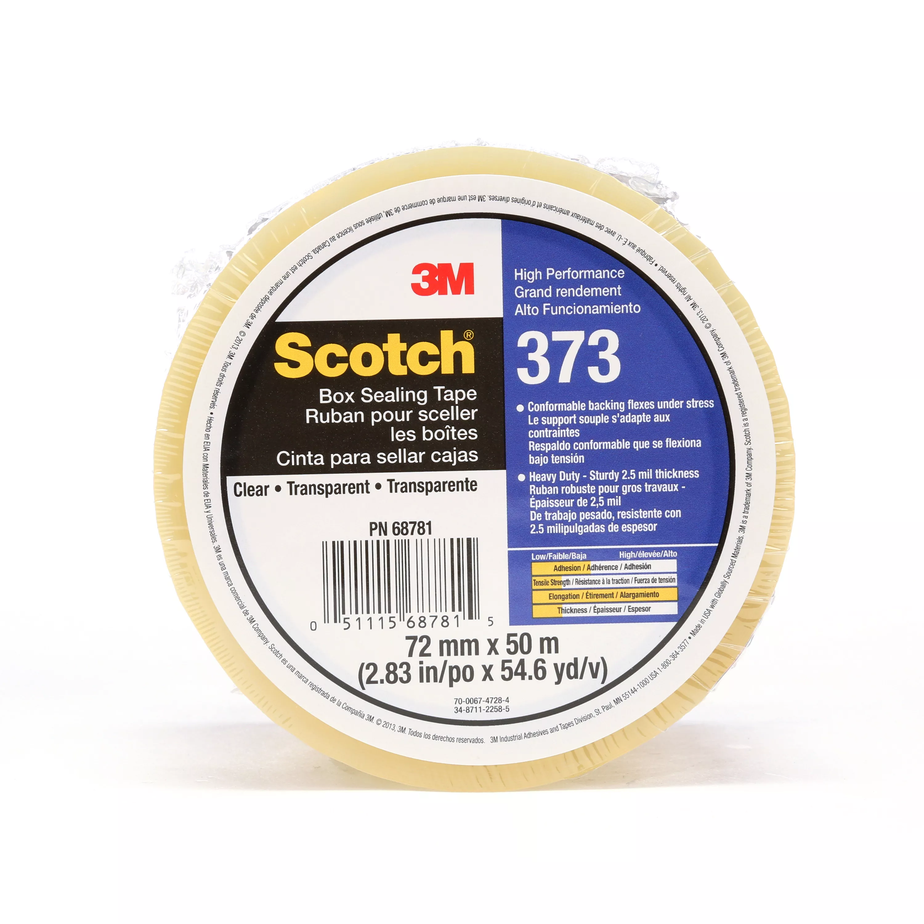 UPC 00051115687815 | Scotch® Box Sealing Tape 373