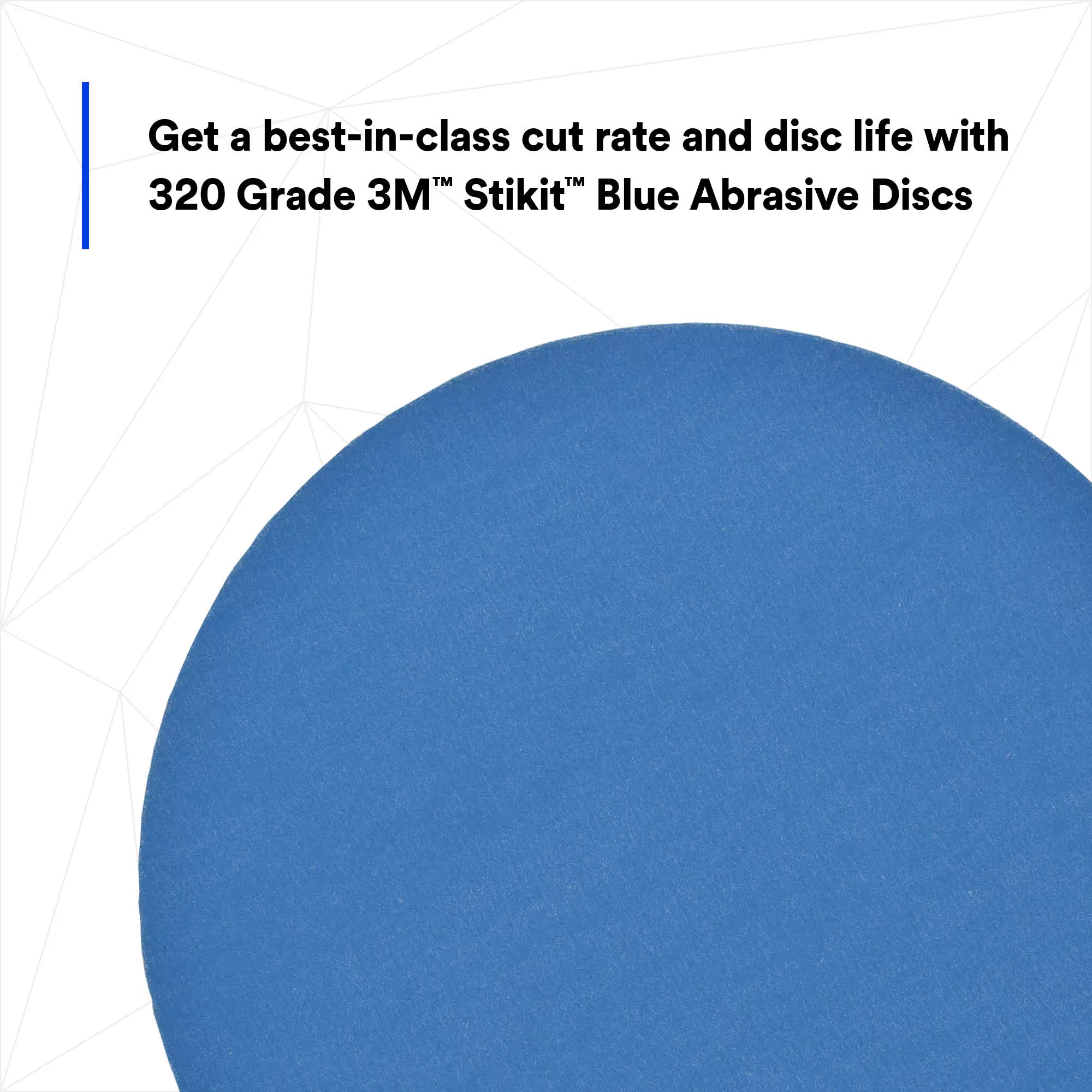 SKU 7100215729 | 3M™ Stikit™ Blue Abrasive Disc Roll 321U