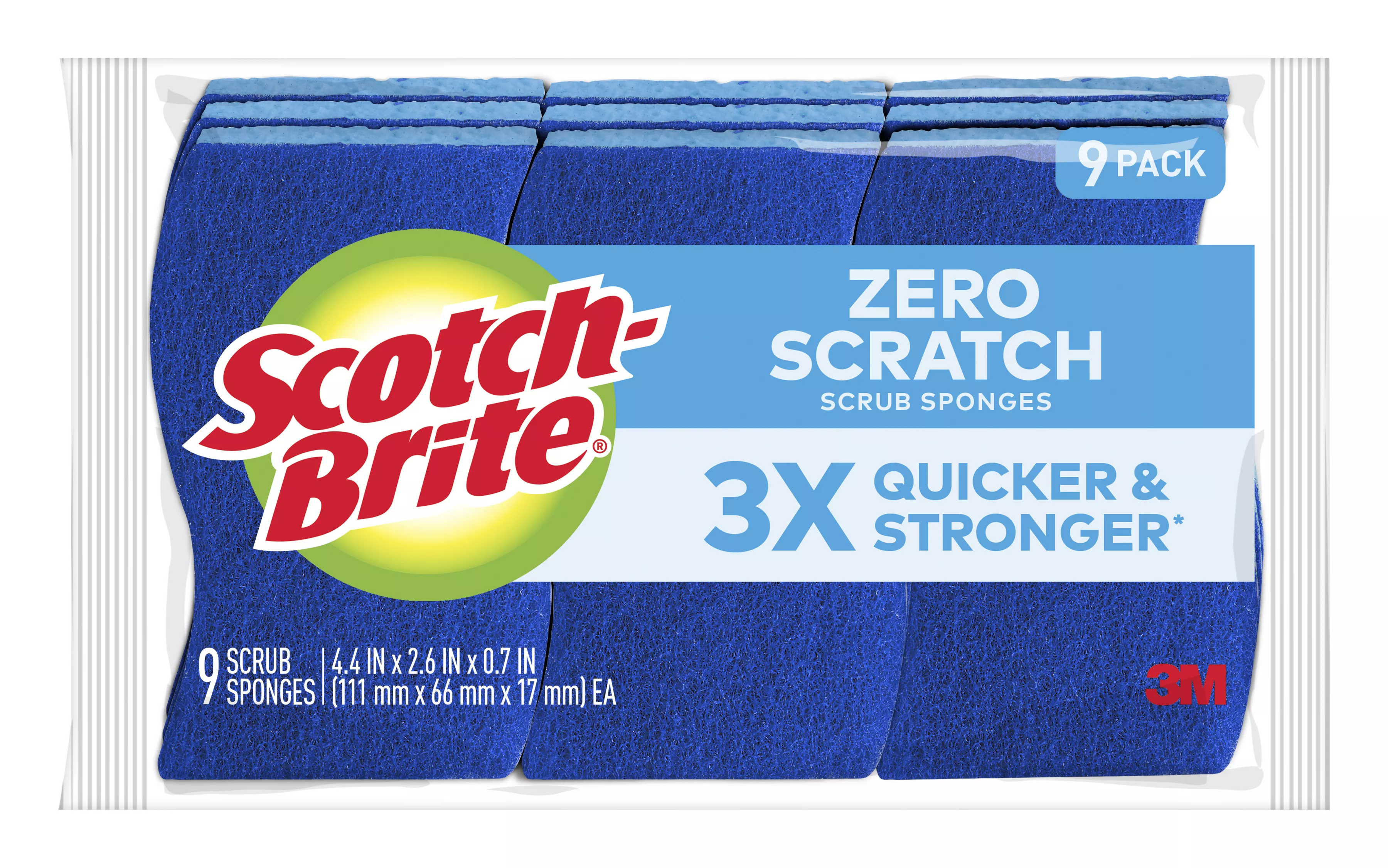 SKU 7010332646 | Scotch-Brite® Zero Scratch Scrub Sponge 529-5