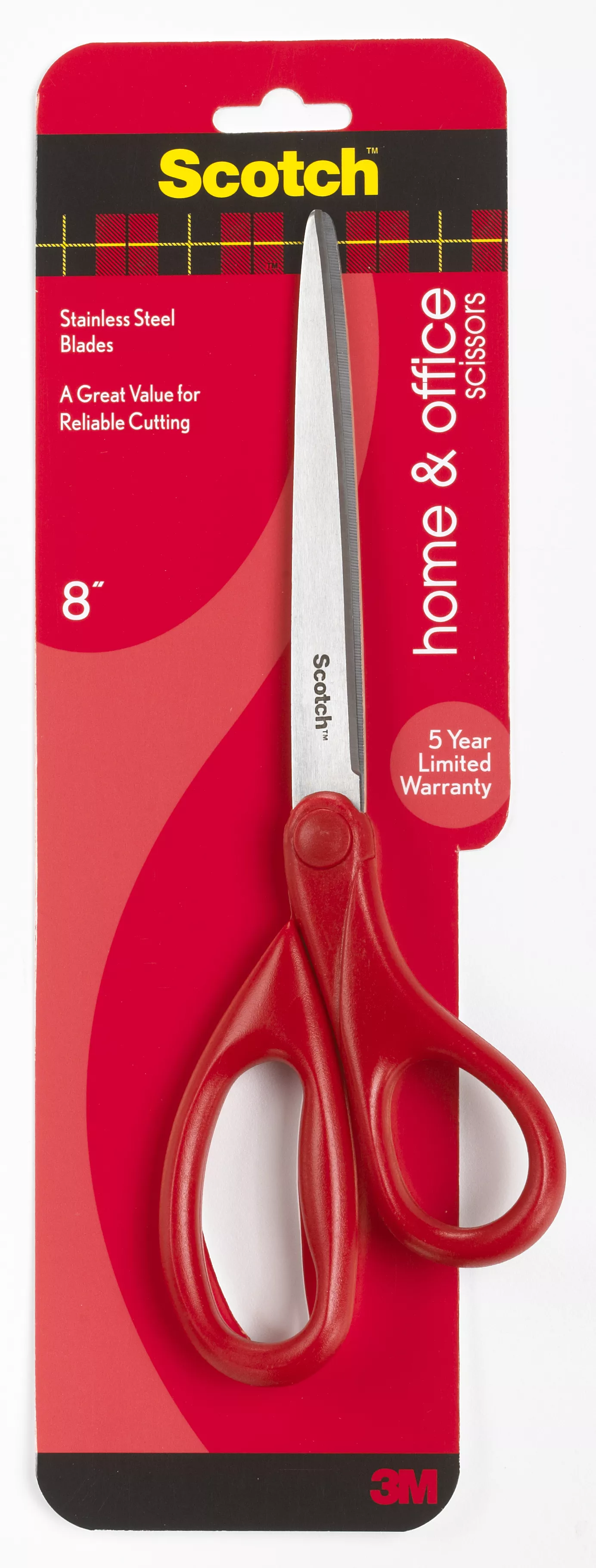 Scotch™ Home & Office 8 in Scissors 1408, 6/Inner, 6 Inners/cs, 36/1