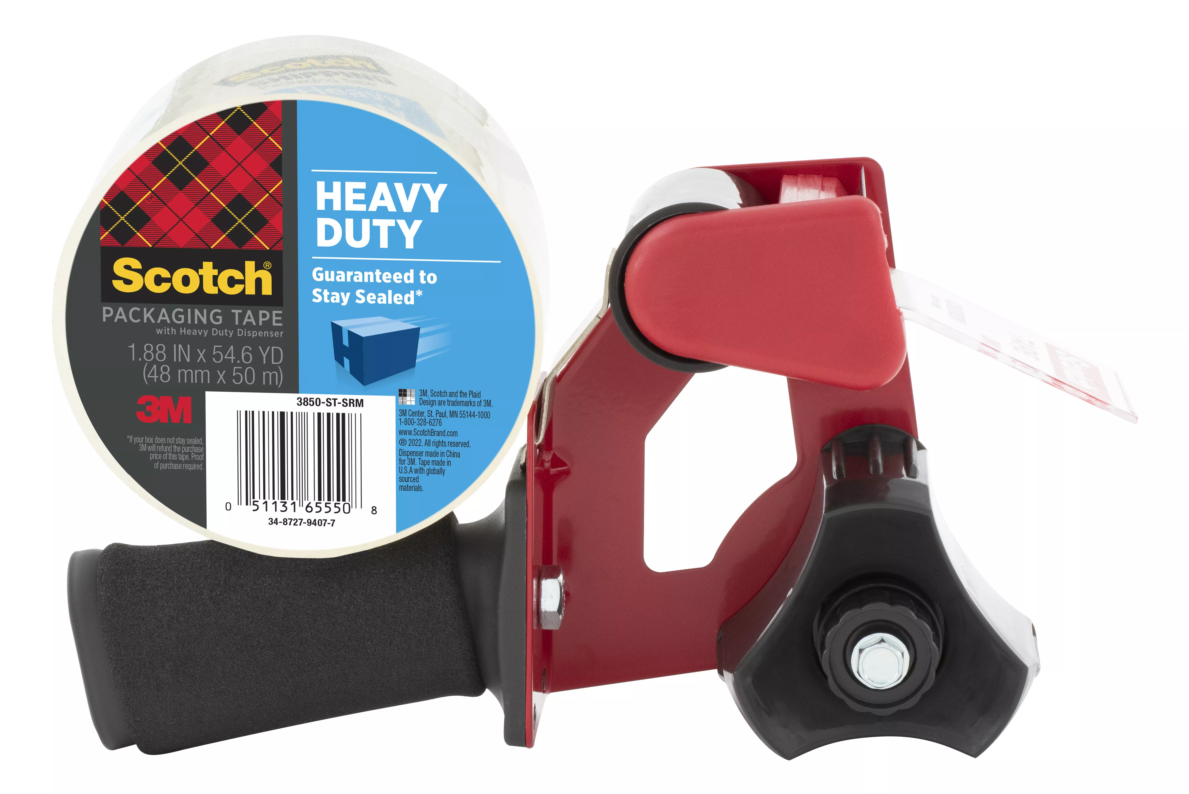 SKU 7000028763 | Scotch® Heavy Duty Packaging Tape Dispenser ST-181