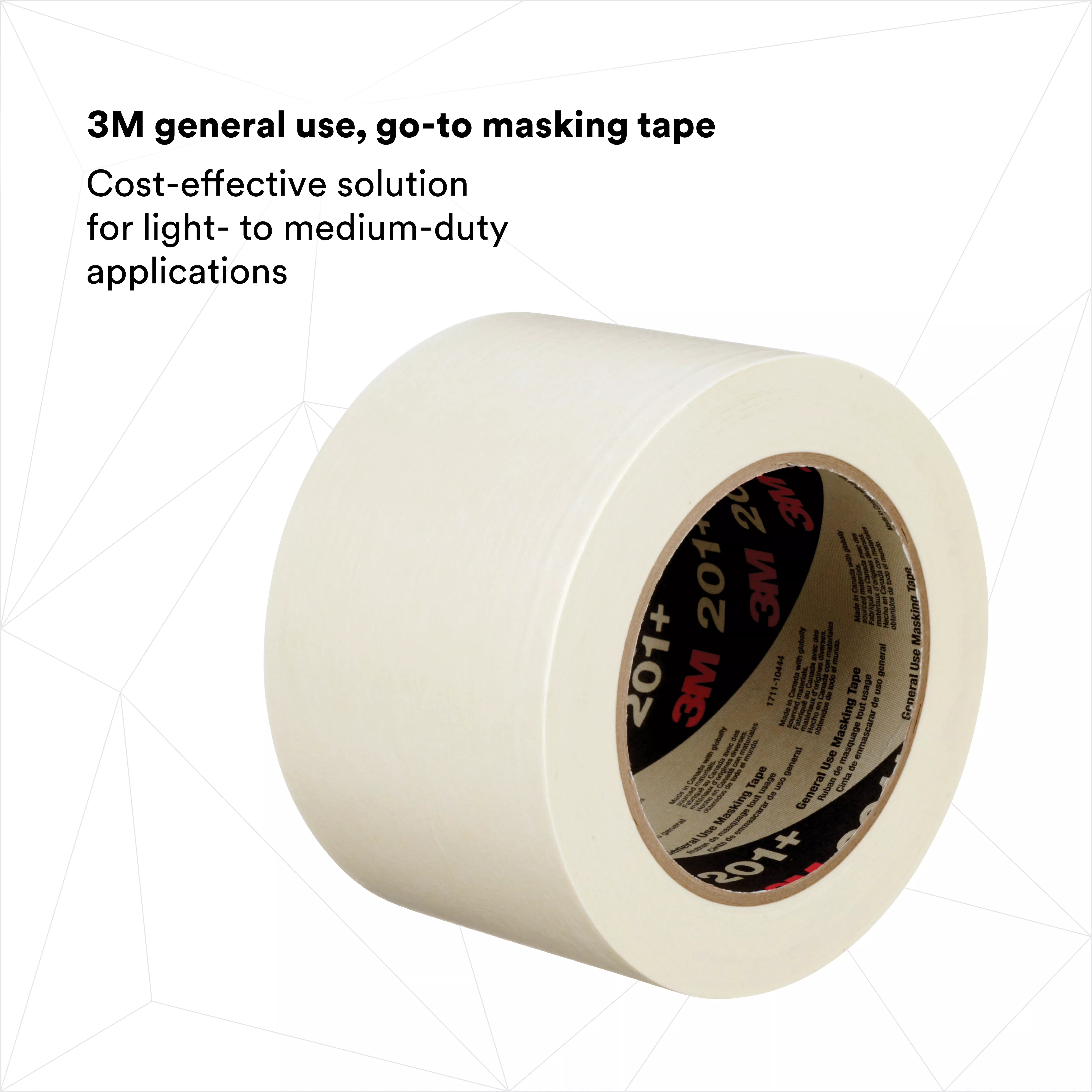 SKU 7000124884 | 3M™ General Use Masking Tape 201+