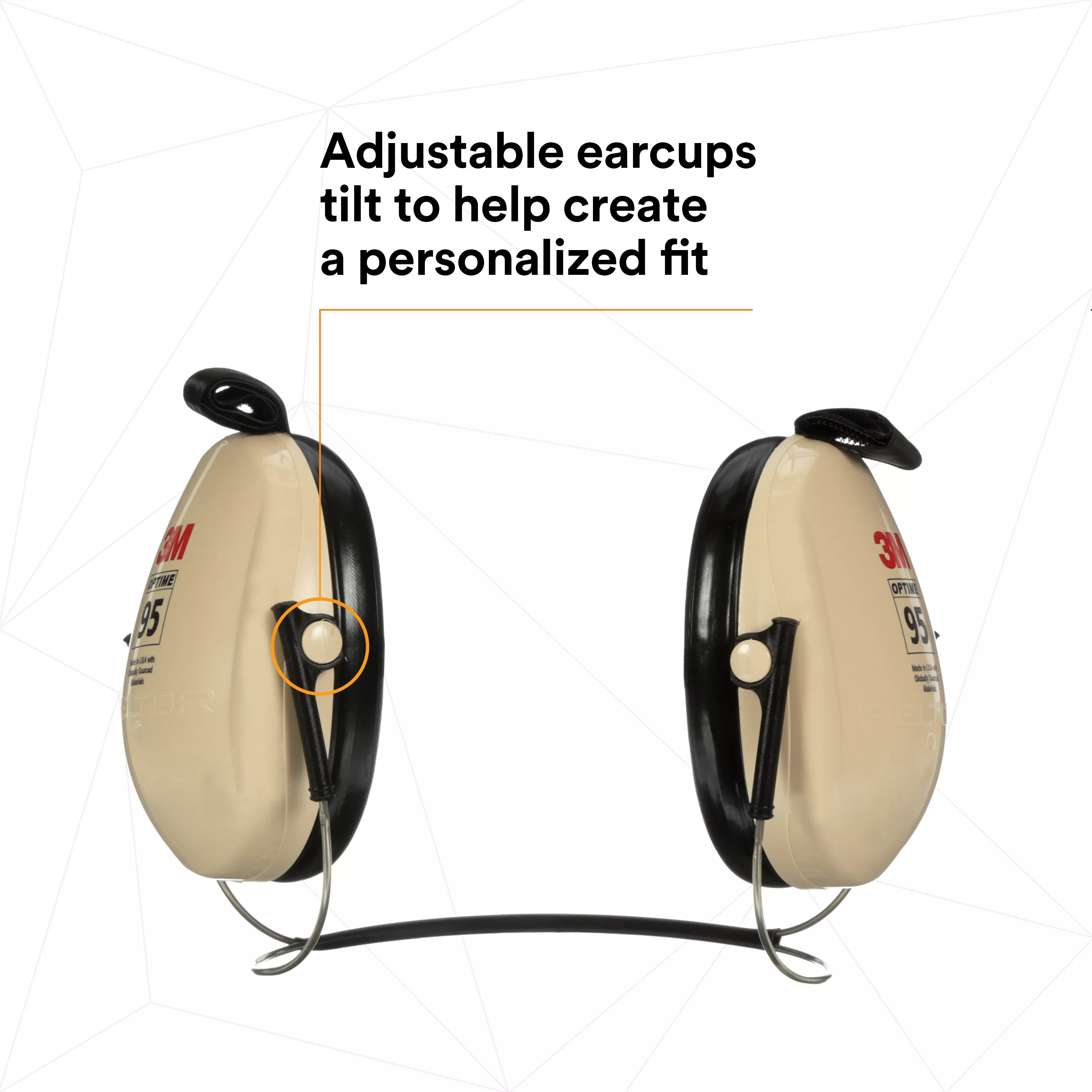 SKU 7000009666 | 3M™ PELTOR™ Optime™ 95 Earmuffs H6B/V