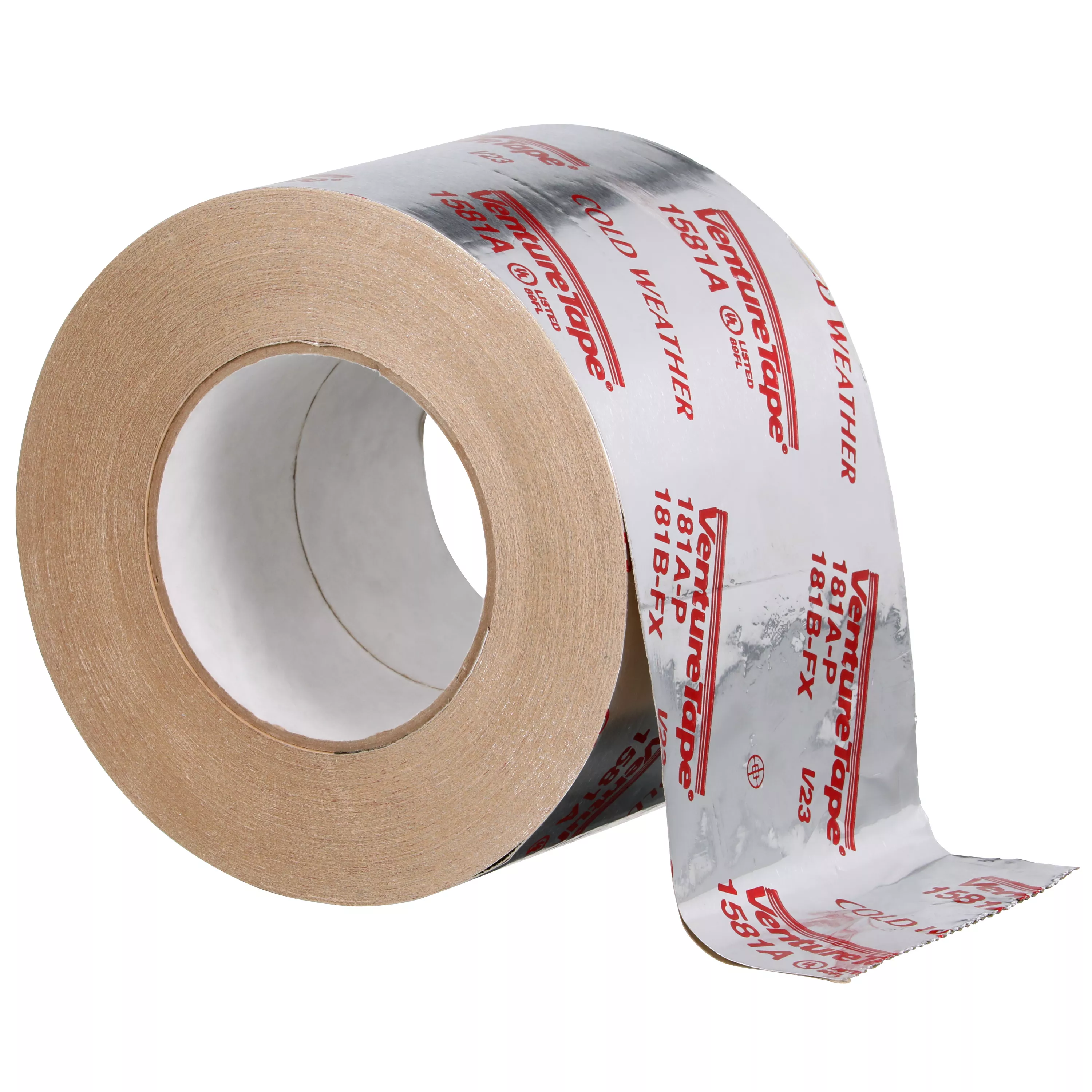 SKU 7010302857 | 3M™ Venture Tape™ UL181A-P Aluminum Foil Tape 1581A