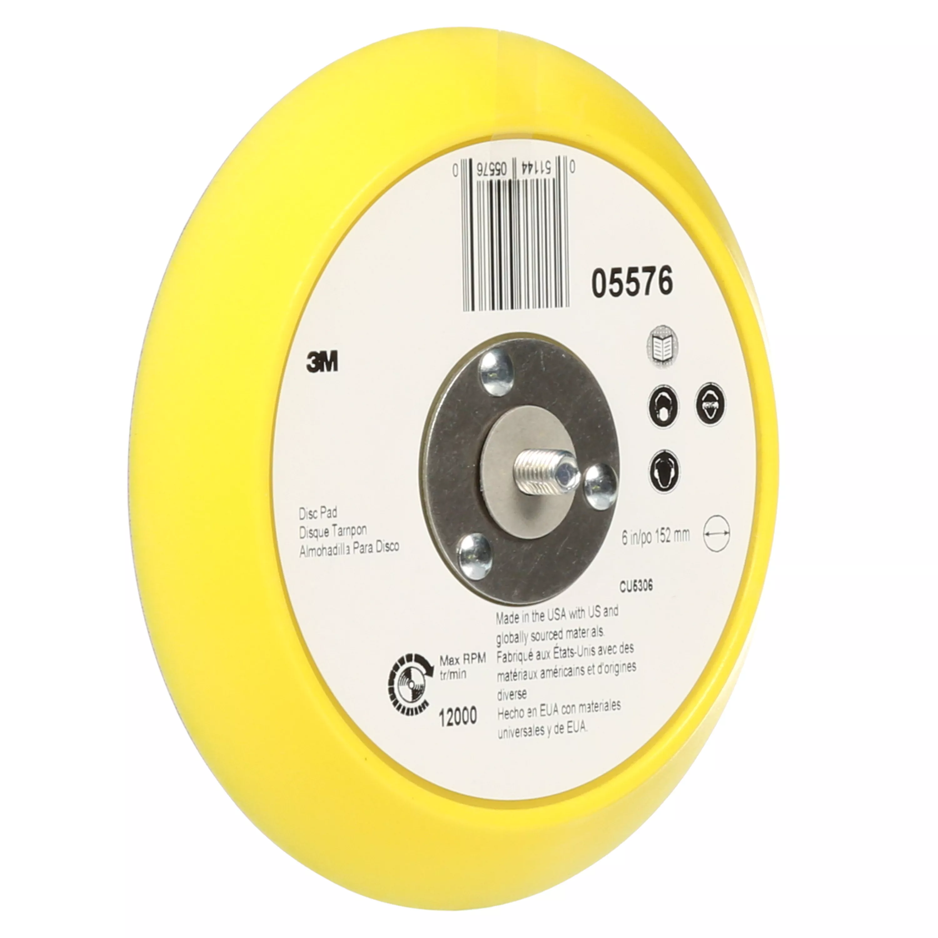 SKU 7000045680 | 3M™ Stikit™ Abrasive Disc Back-up Pad05576