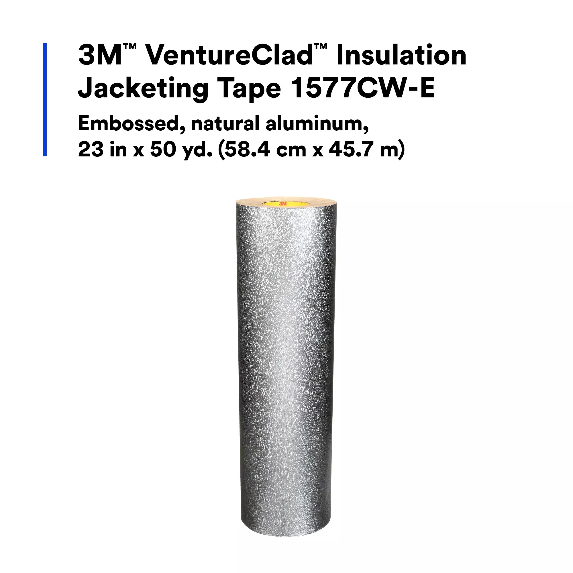 SKU 7100043719 | 3M™ VentureClad™ Insulation Jacketing Tape 1577CW-E