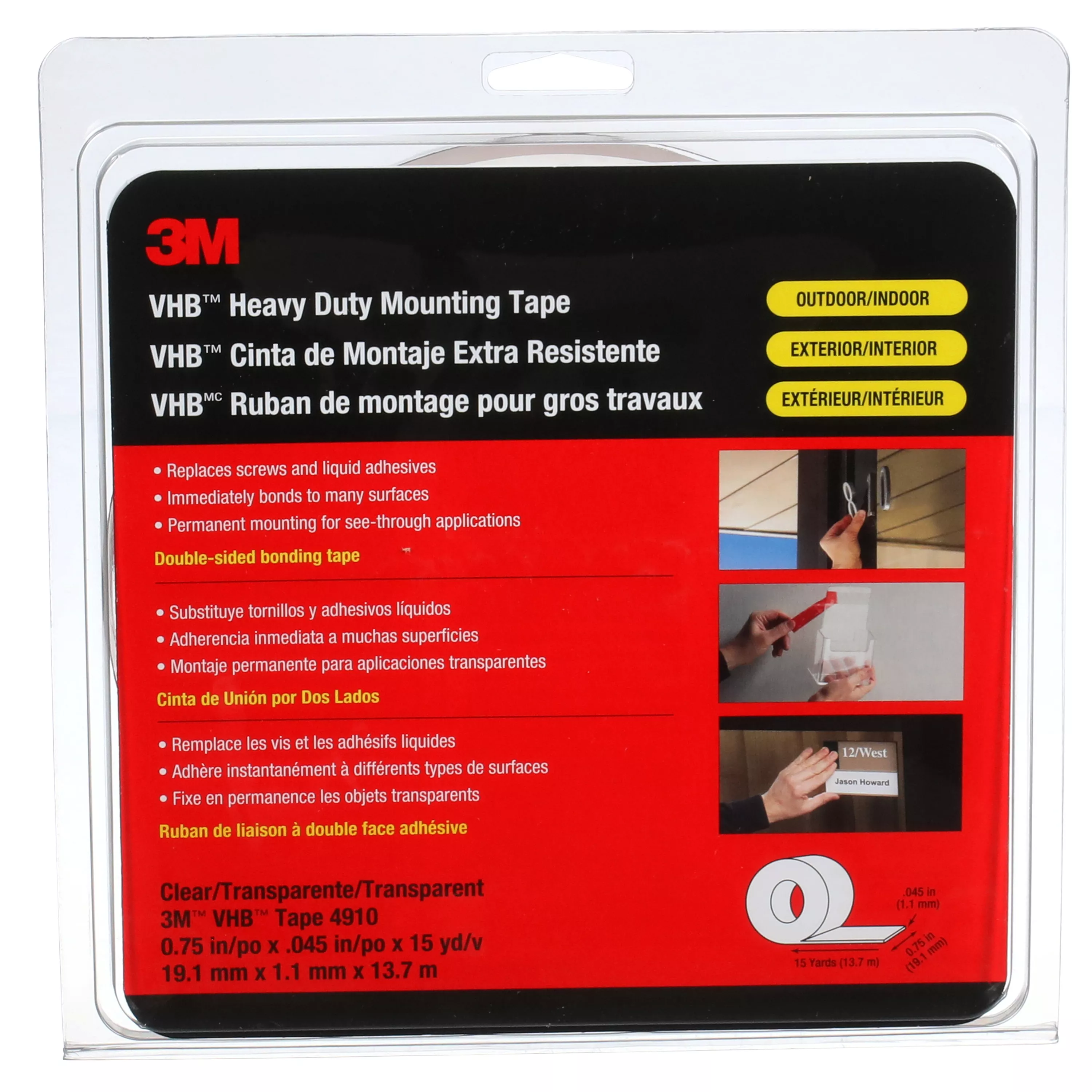 UPC 00051115255236 | 3M™ VHB™ Heavy Duty Mounting Tape 4910