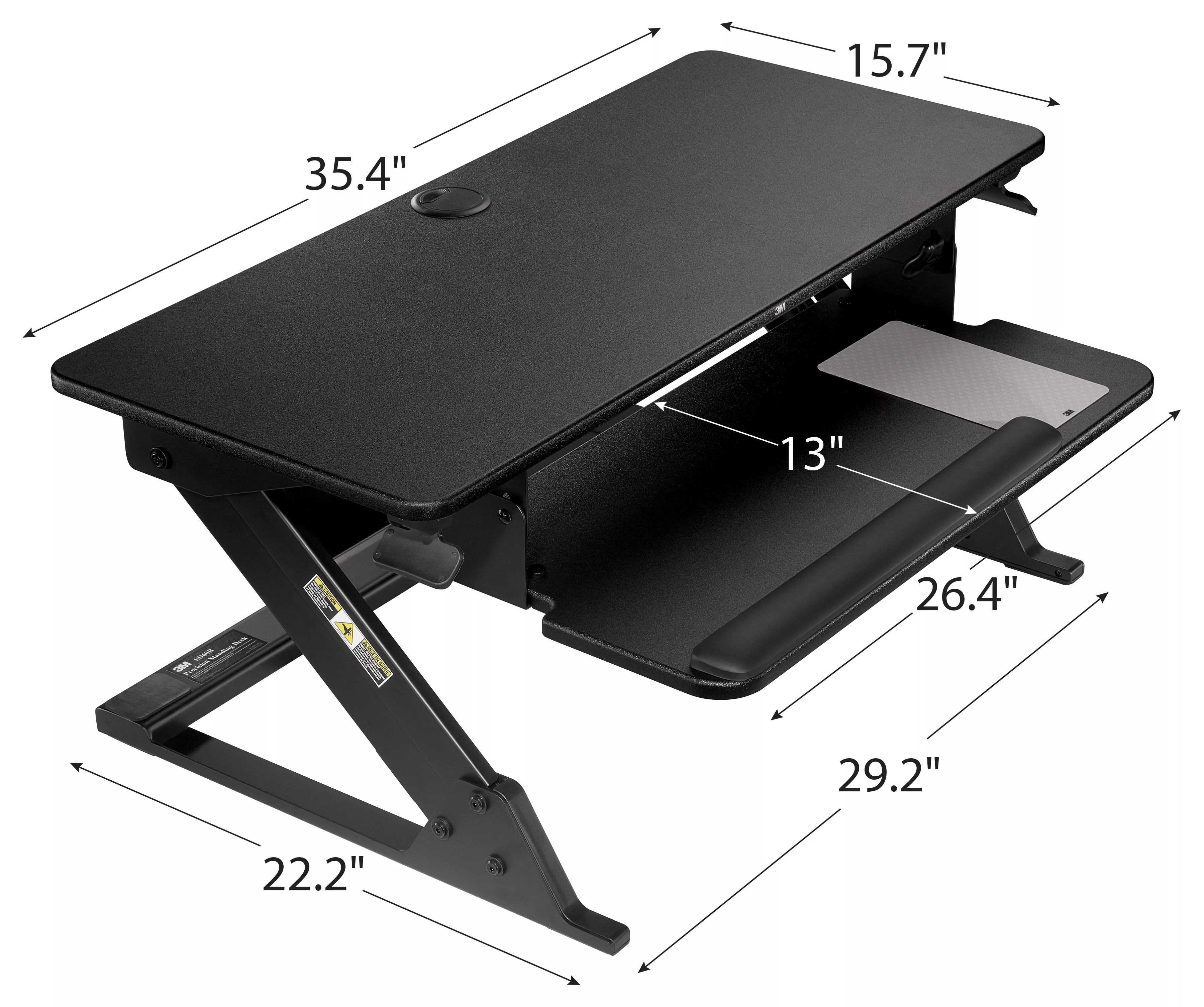 SKU 7100218388 | 3M™ Precision Standing Desk SD60B