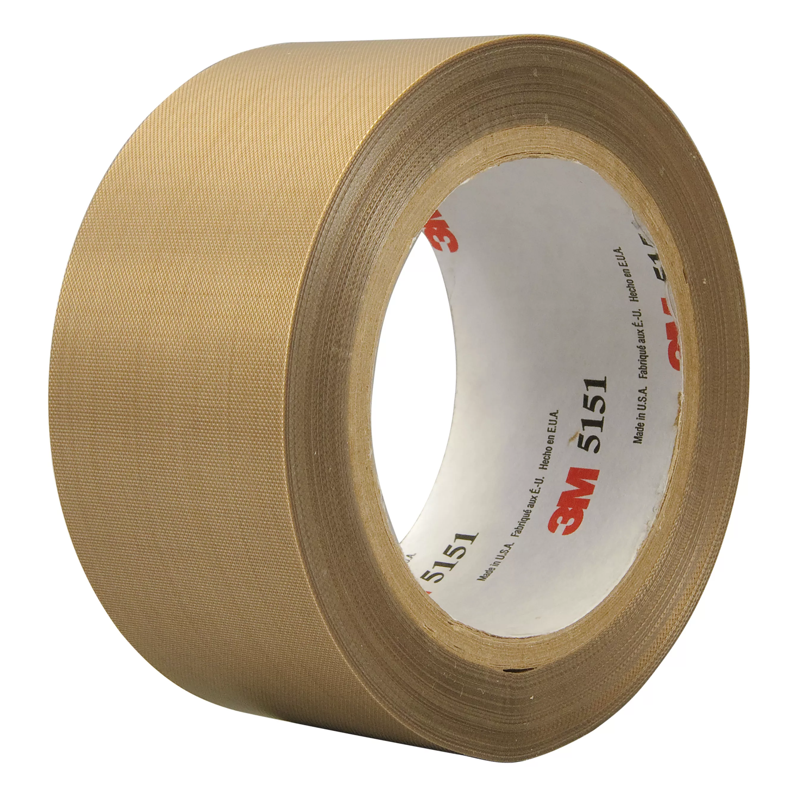 3M™ General Purpose PTFE Glass Cloth Tape 5151, Light Brown, 2 in x 36
yd, 24 Roll/Case