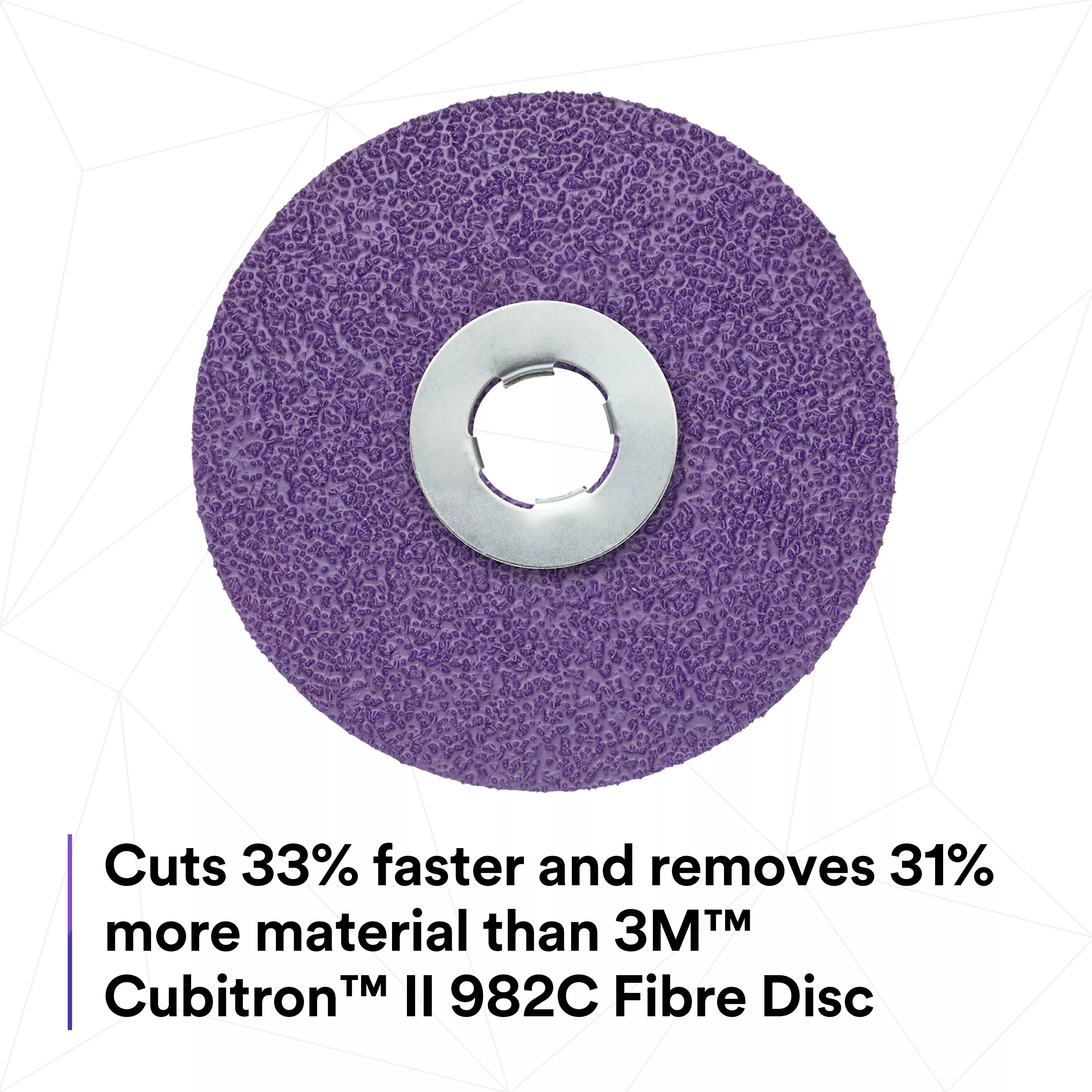 SKU 7100242572 | 3M™ Cubitron™ II Fibre Disc 982CX Pro