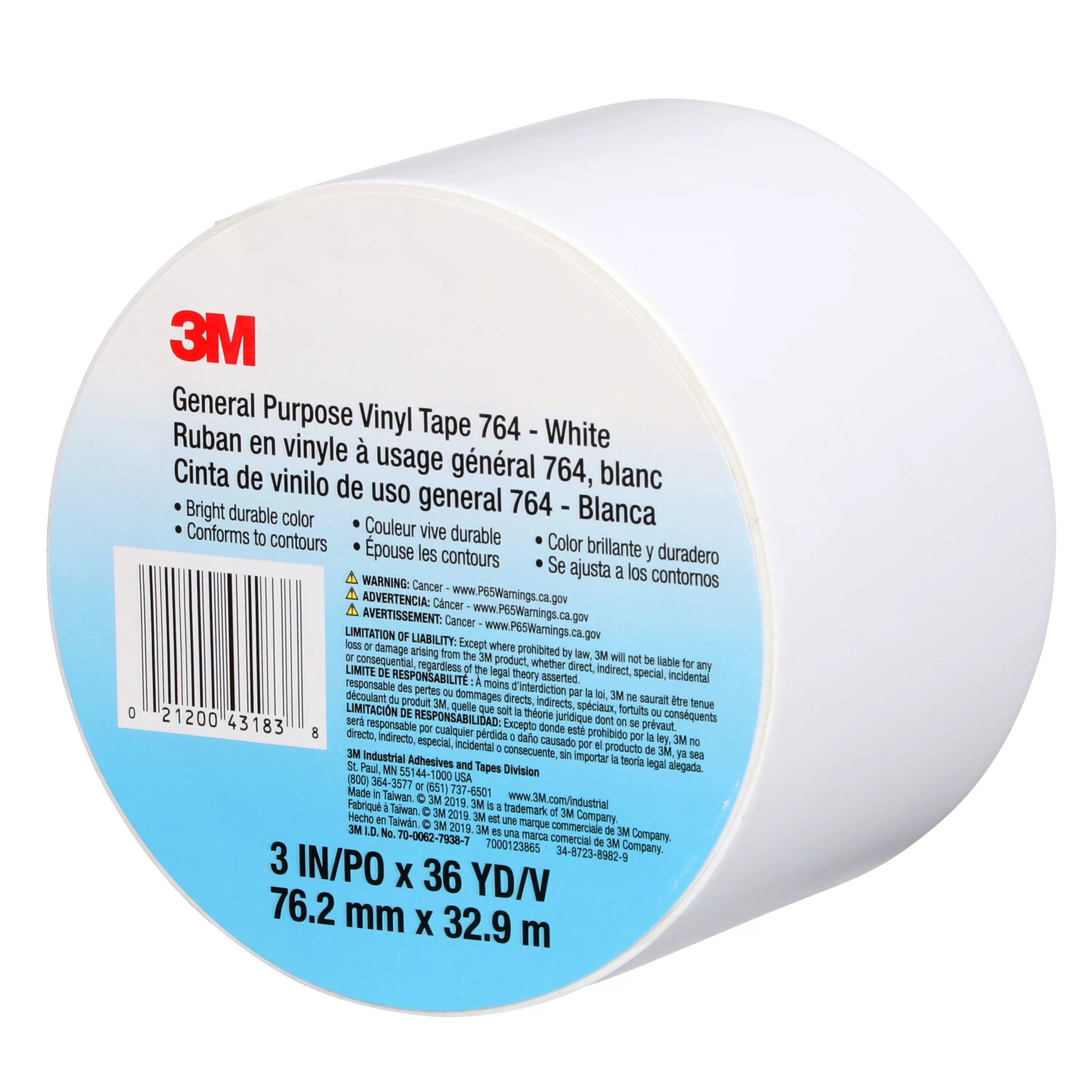 SKU 7000123865 | 3M™ General Purpose Vinyl Tape 764