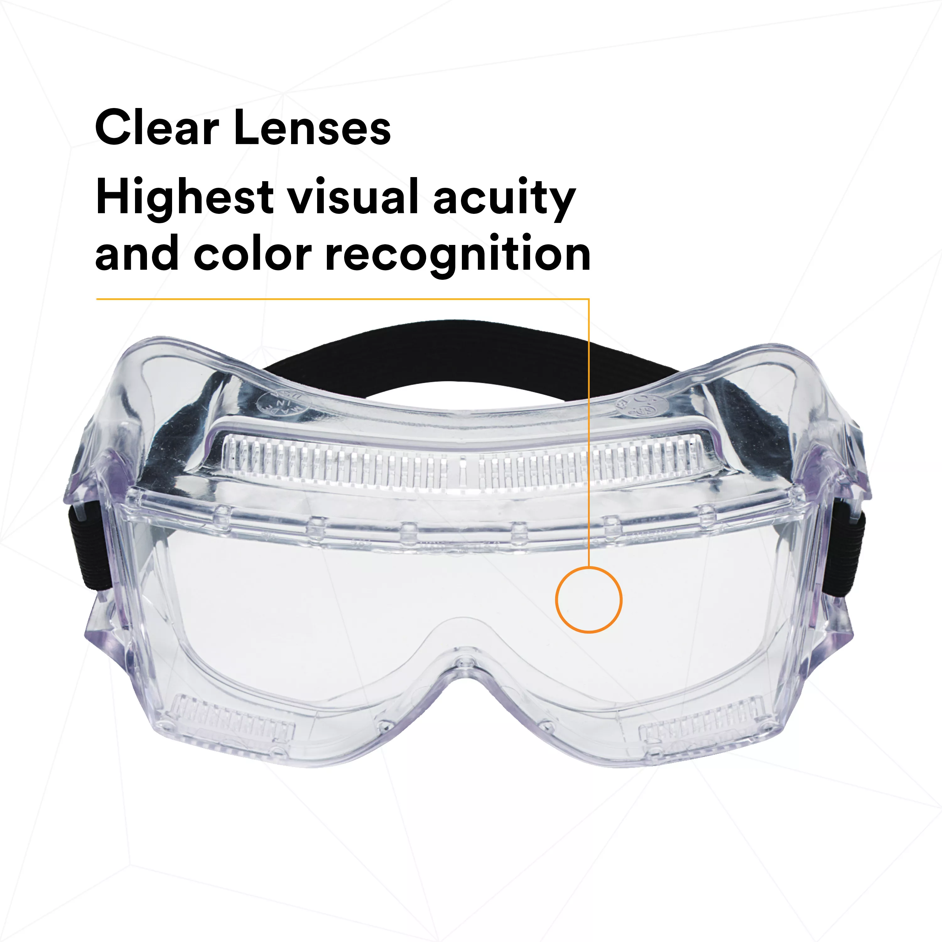 SKU 7000127564 | 3M™ Centurion™ Impact Safety Goggles 452 40300-00000-10