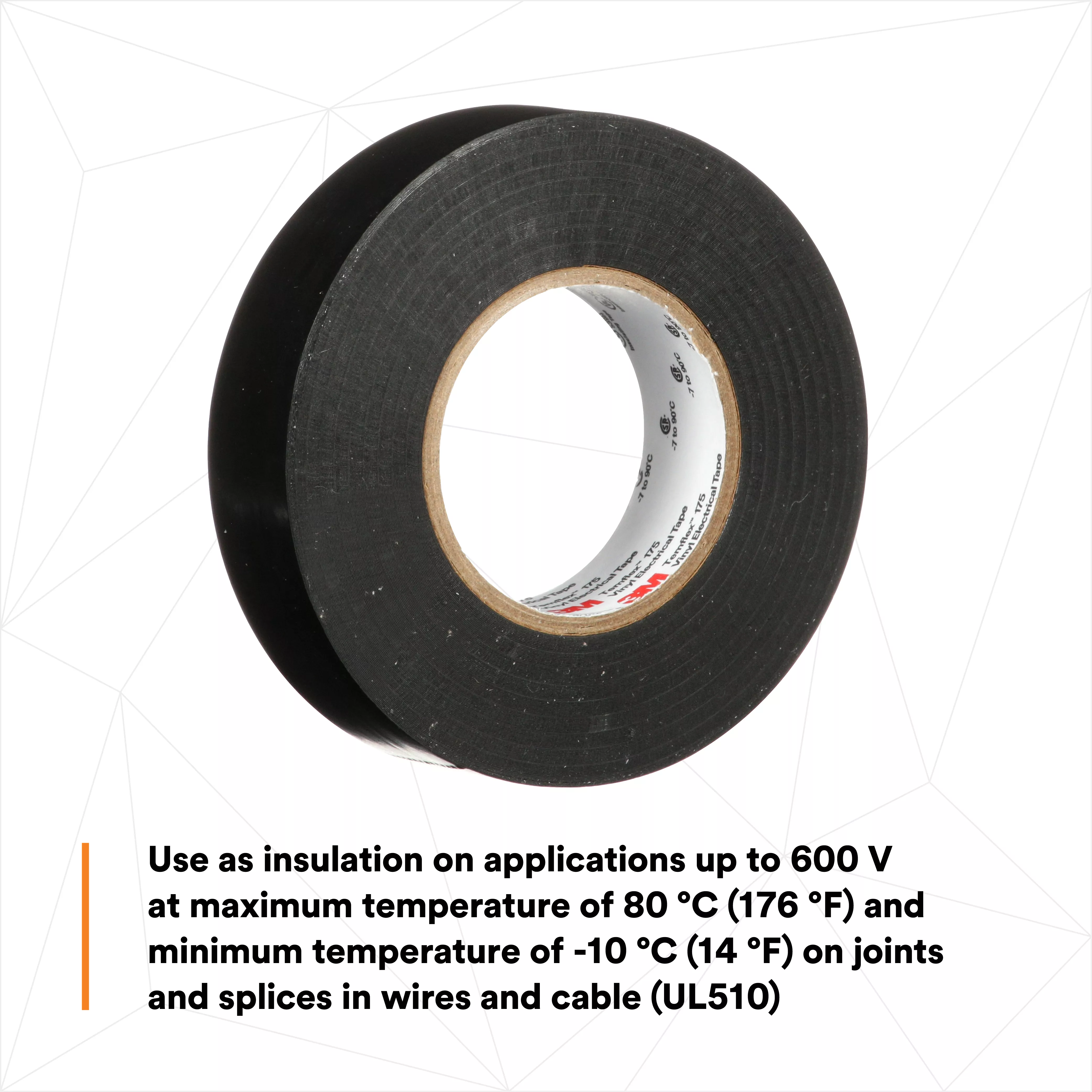 SKU 7100188506 | 3M™ Temflex™ Vinyl Electrical Tape 175