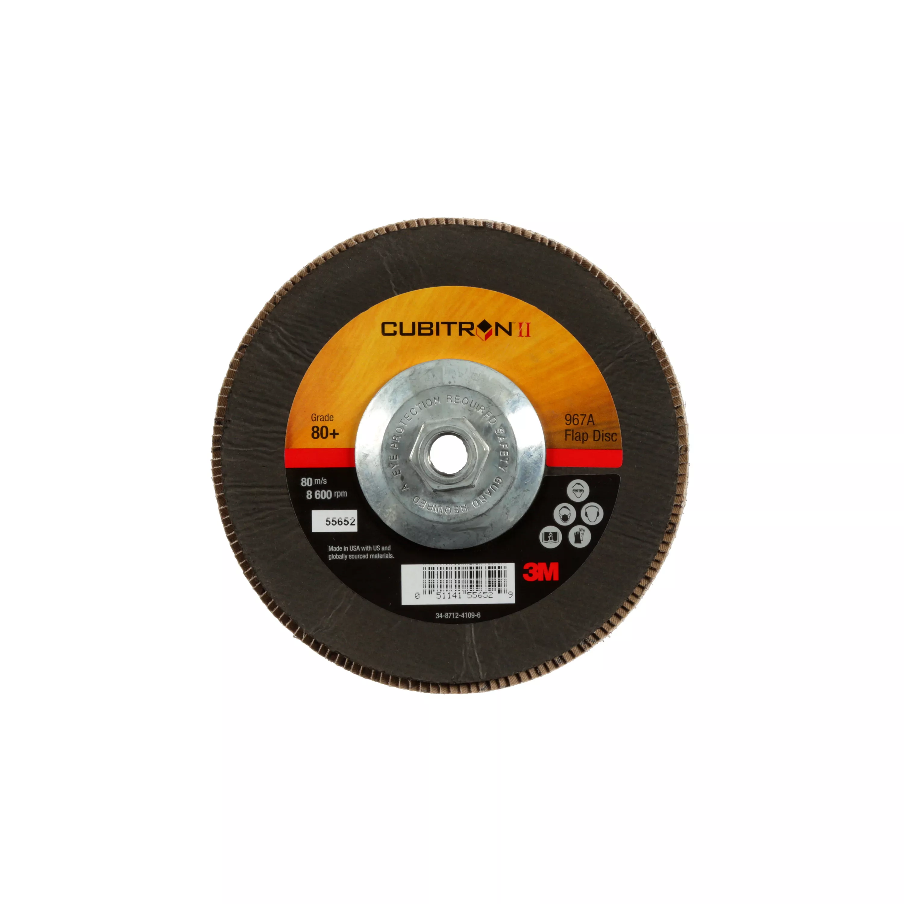 UPC 00051141556529 | 3M™ Cubitron™ II Flap Disc 967A