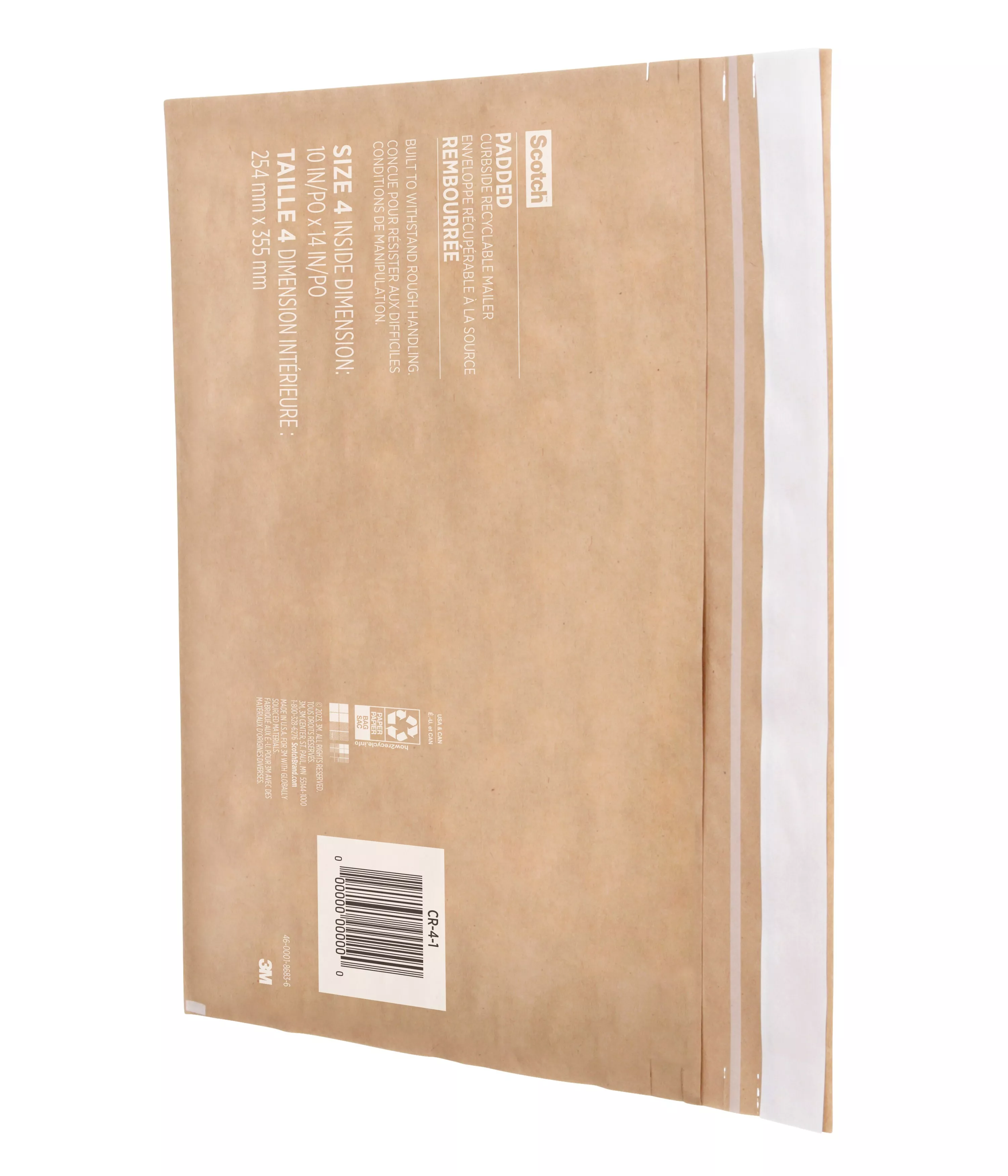 UPC 00076308413309 | Scotch™ Curbside Recyclable Padded Mailer CR-4-1