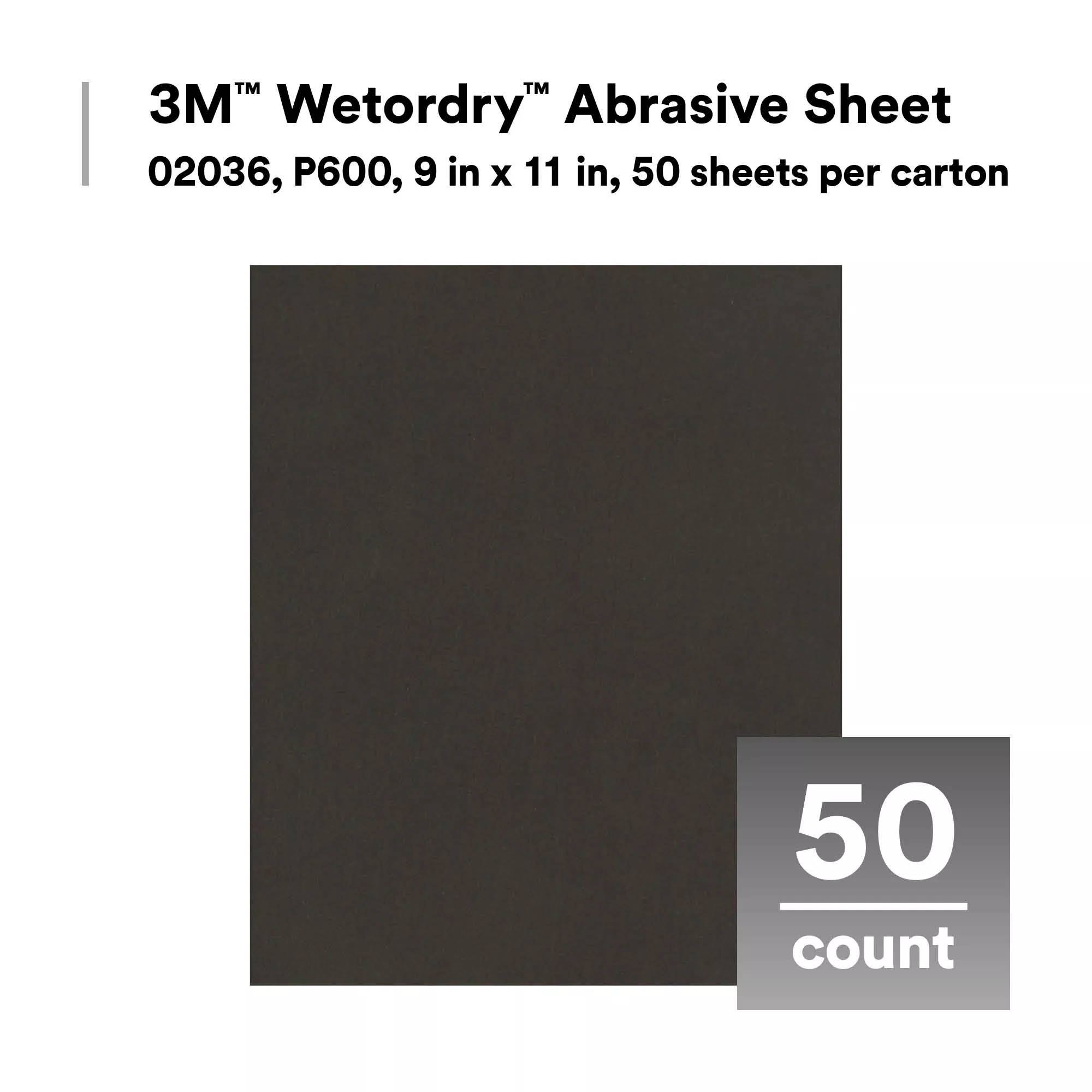 SKU 7000028325 | 3M™ Wetordry™ Abrasive Sheet 213Q