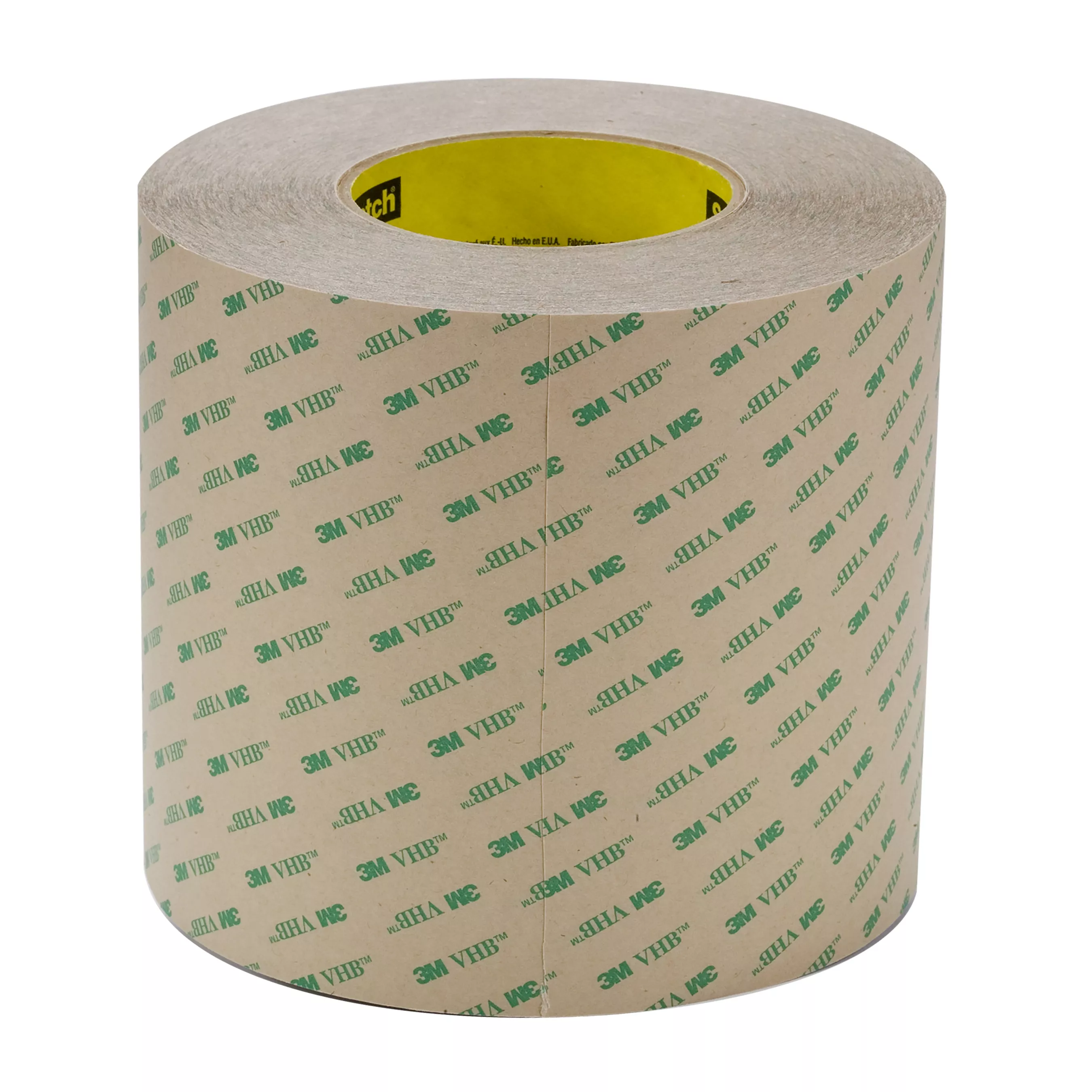 3M™ VHB™ Adhesive Transfer Tape F9460PC, Clear, 1/2 in x 60 yd, 2 mil, 72 Roll/Case