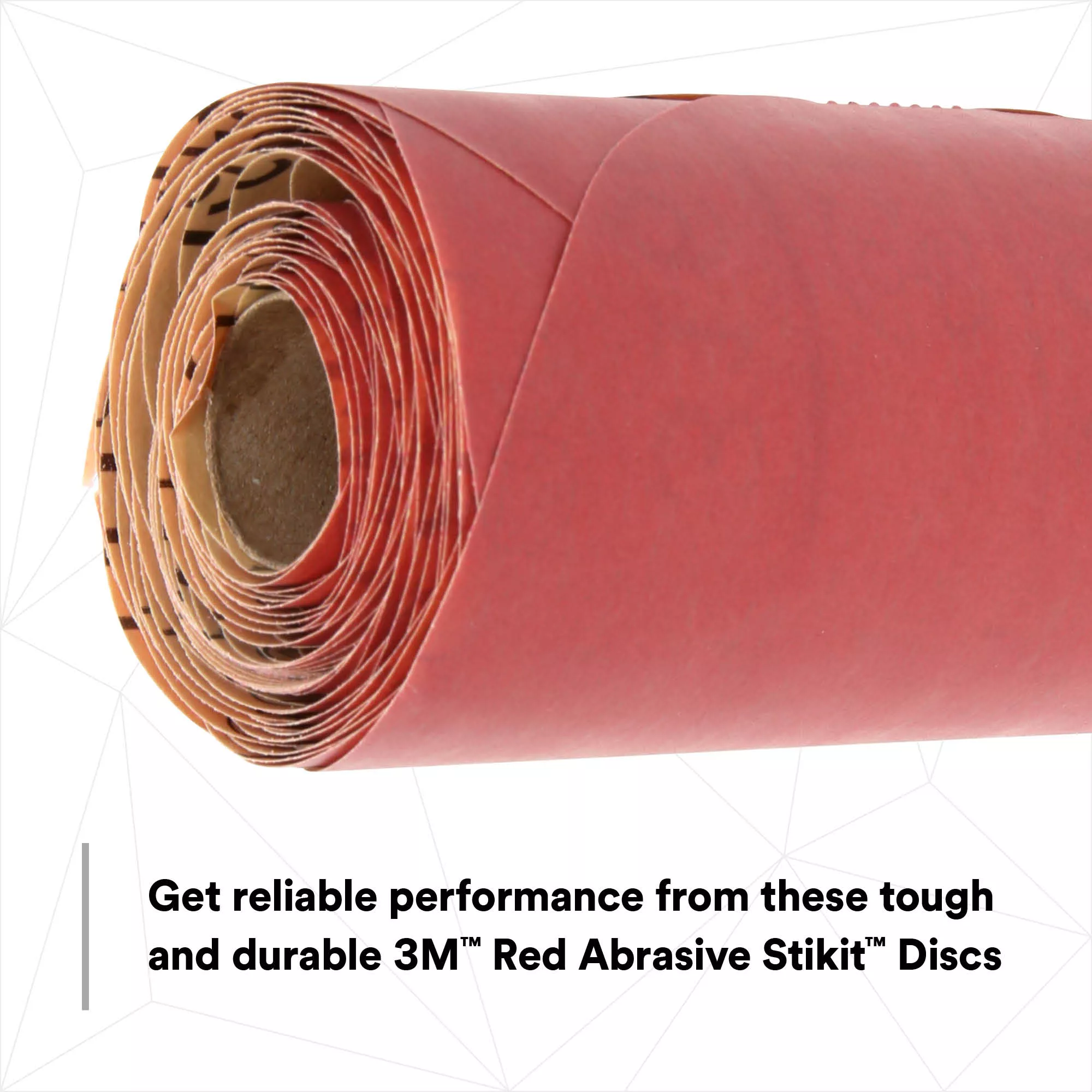 SKU 7000119762 | 3M™ Red Abrasive Stikit™ Disc