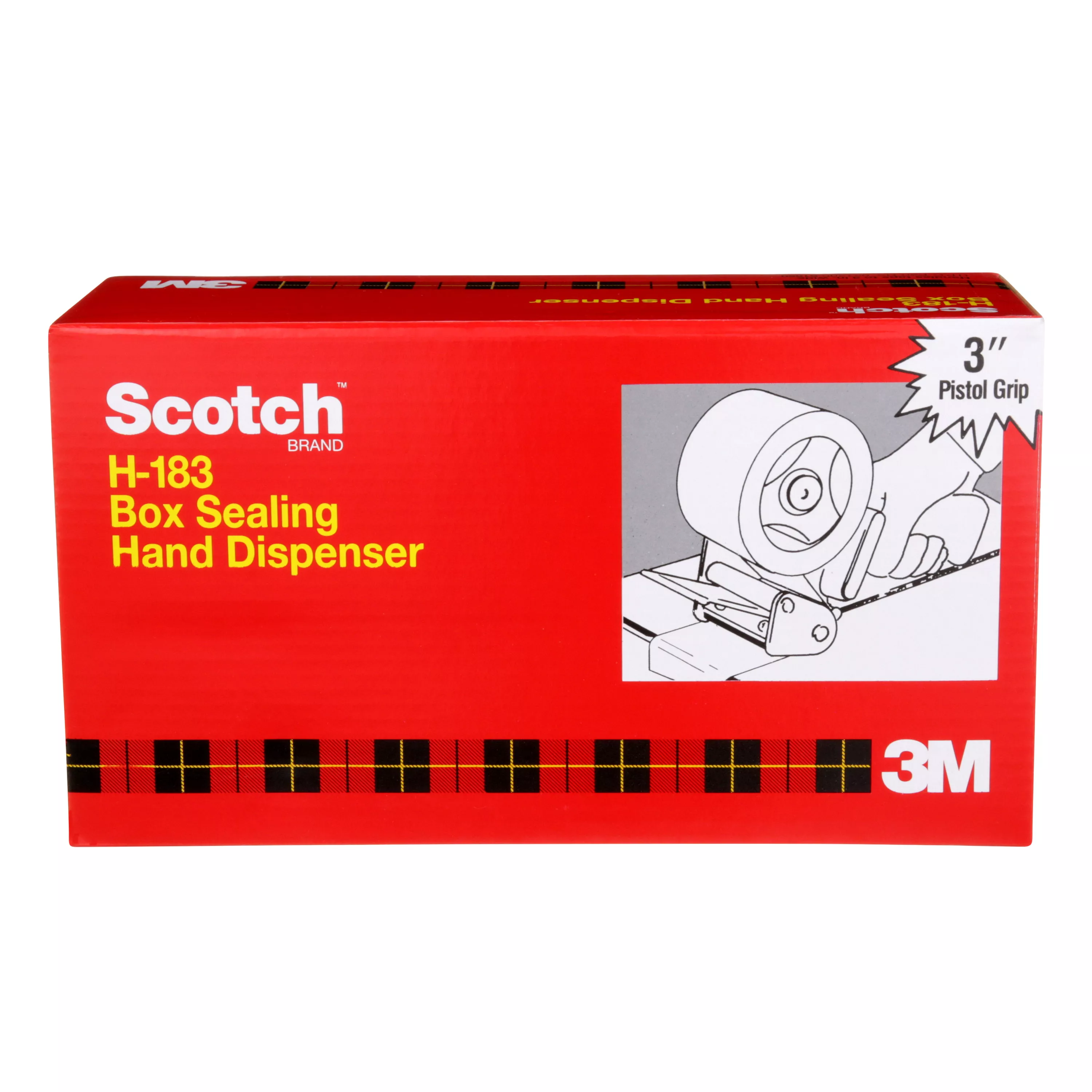 SKU 7000031099 | Scotch® Box Sealing Tape Hand Dispenser H183