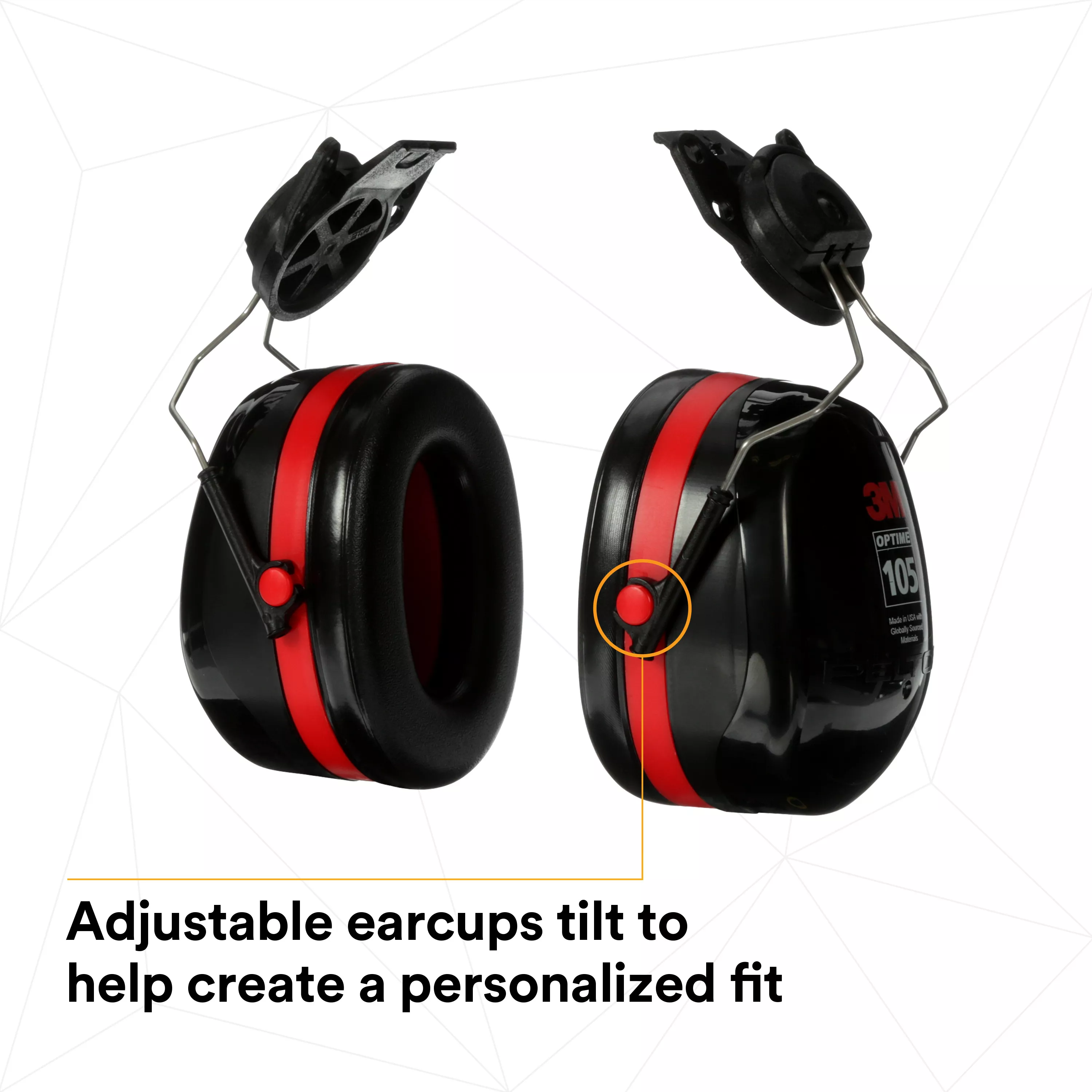 SKU 7000002327 | 3M™ PELTOR™ Optime™ 105 Earmuffs H10P3E