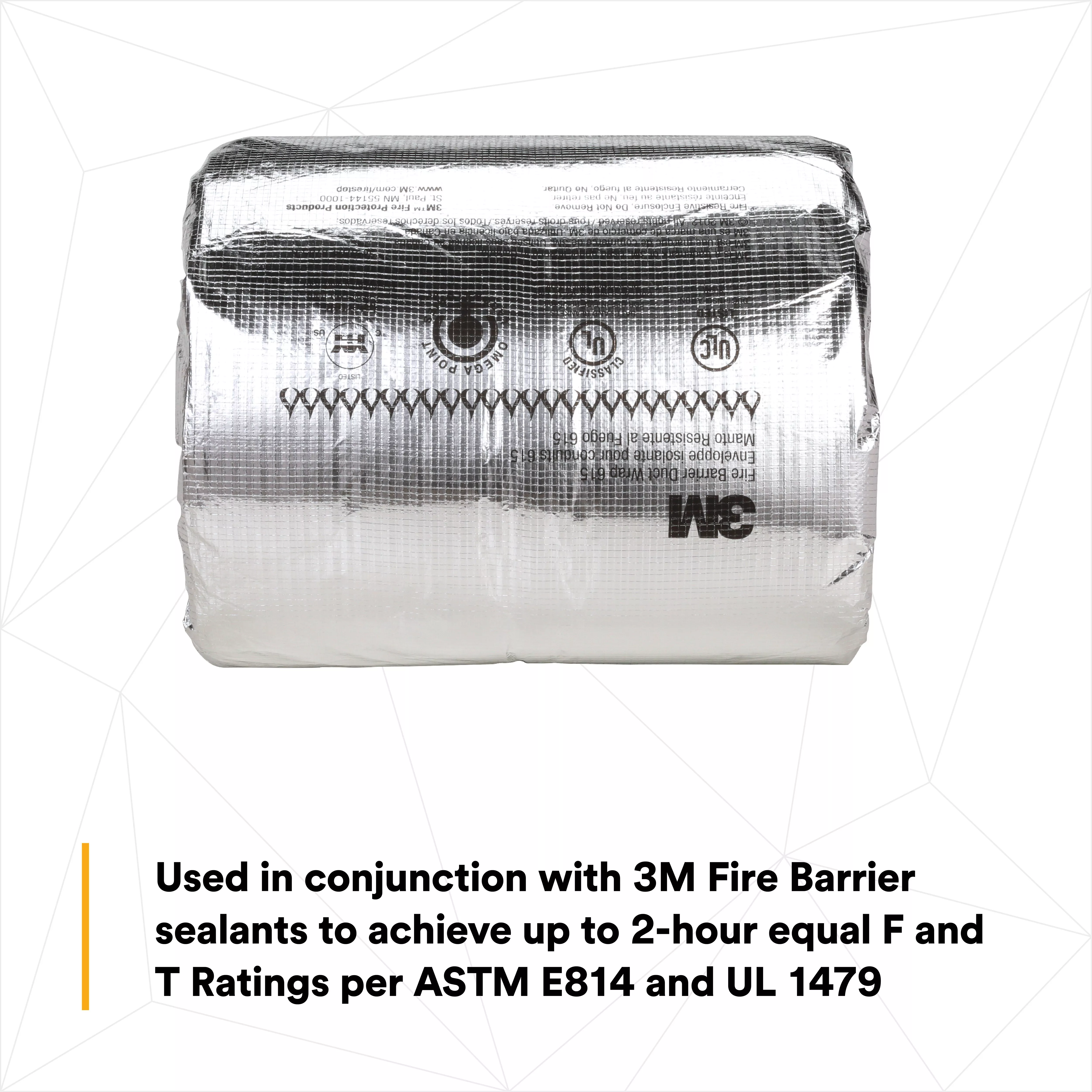 SKU 7100004463 | 3M™ Fire Barrier Duct Wrap 615+