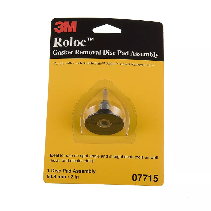 UPC 00051131077164 | 3M™ Roloc™ Gasket Removal Disc Pad Assembly TR 07716