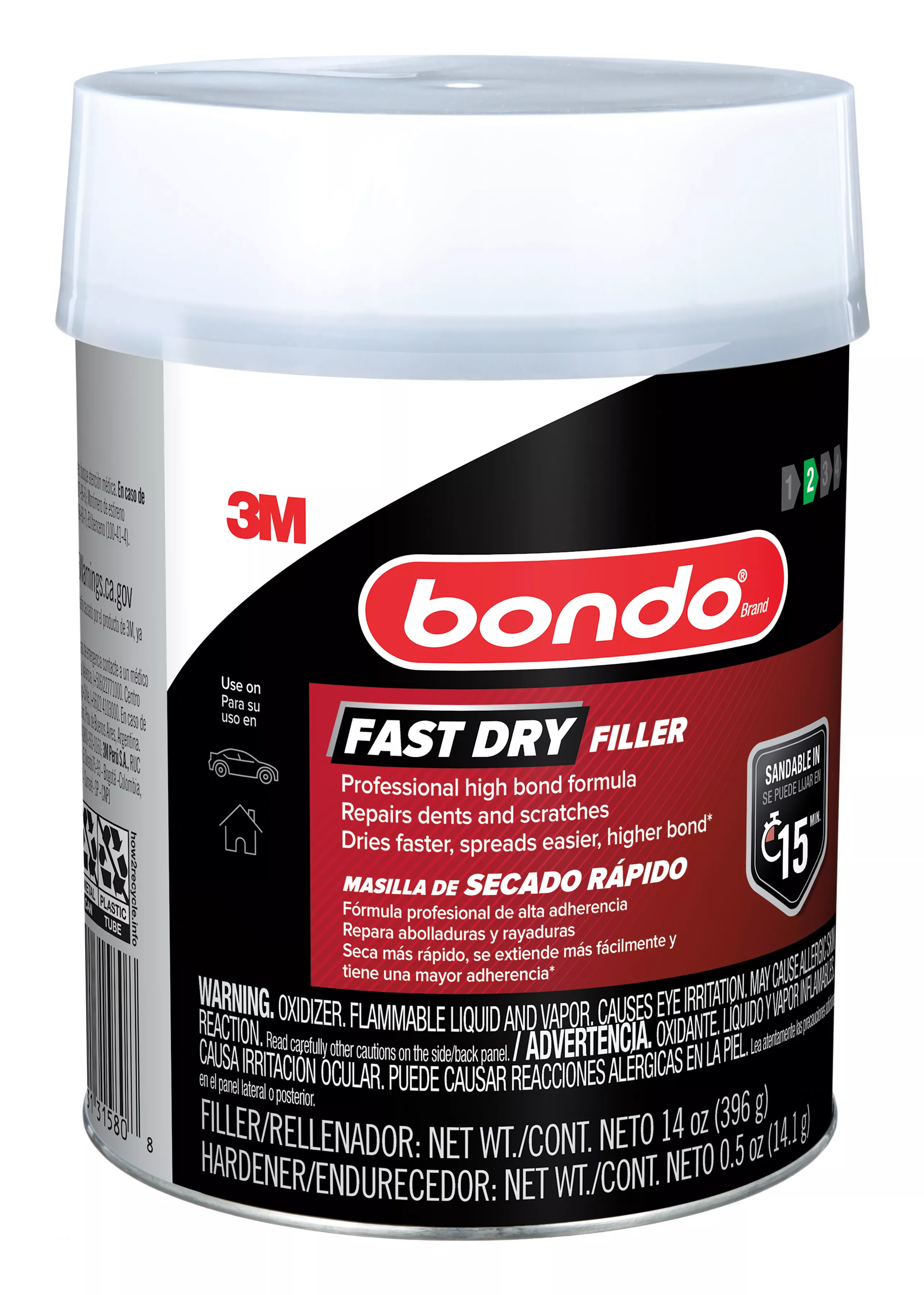 SKU 7100315272 | Bondo® Fast Dry Filler FD-PT-ES