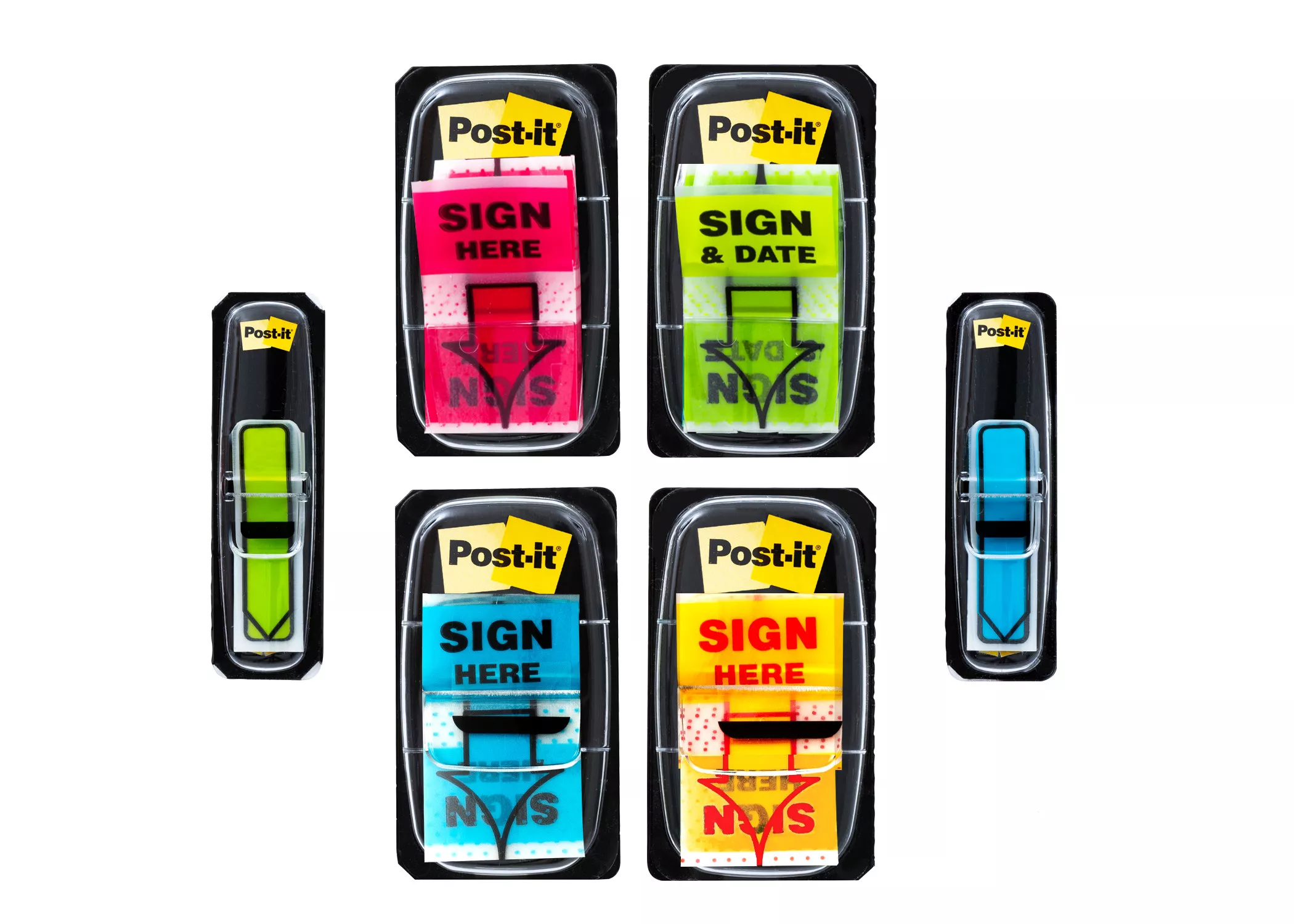 SKU 7000122626 | Post-it® Flags 680-SH4VA 1 in. x 1.7 in.