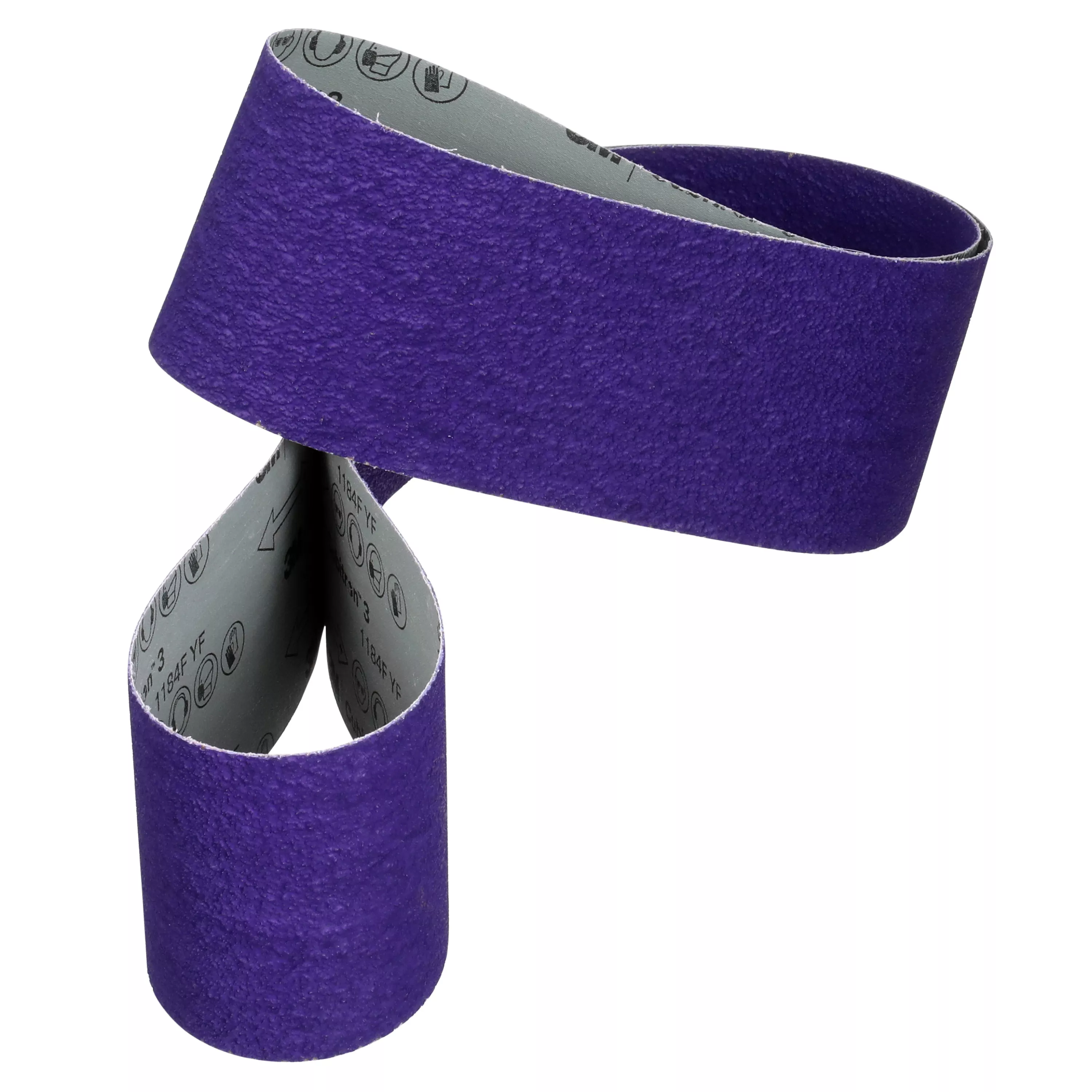 3M™ Cubitron™ 3 Cloth Belt 1184F, 36+ YF-weight, 5 in x 126 in, Film-lok, Full-flex, 25 ea/Case