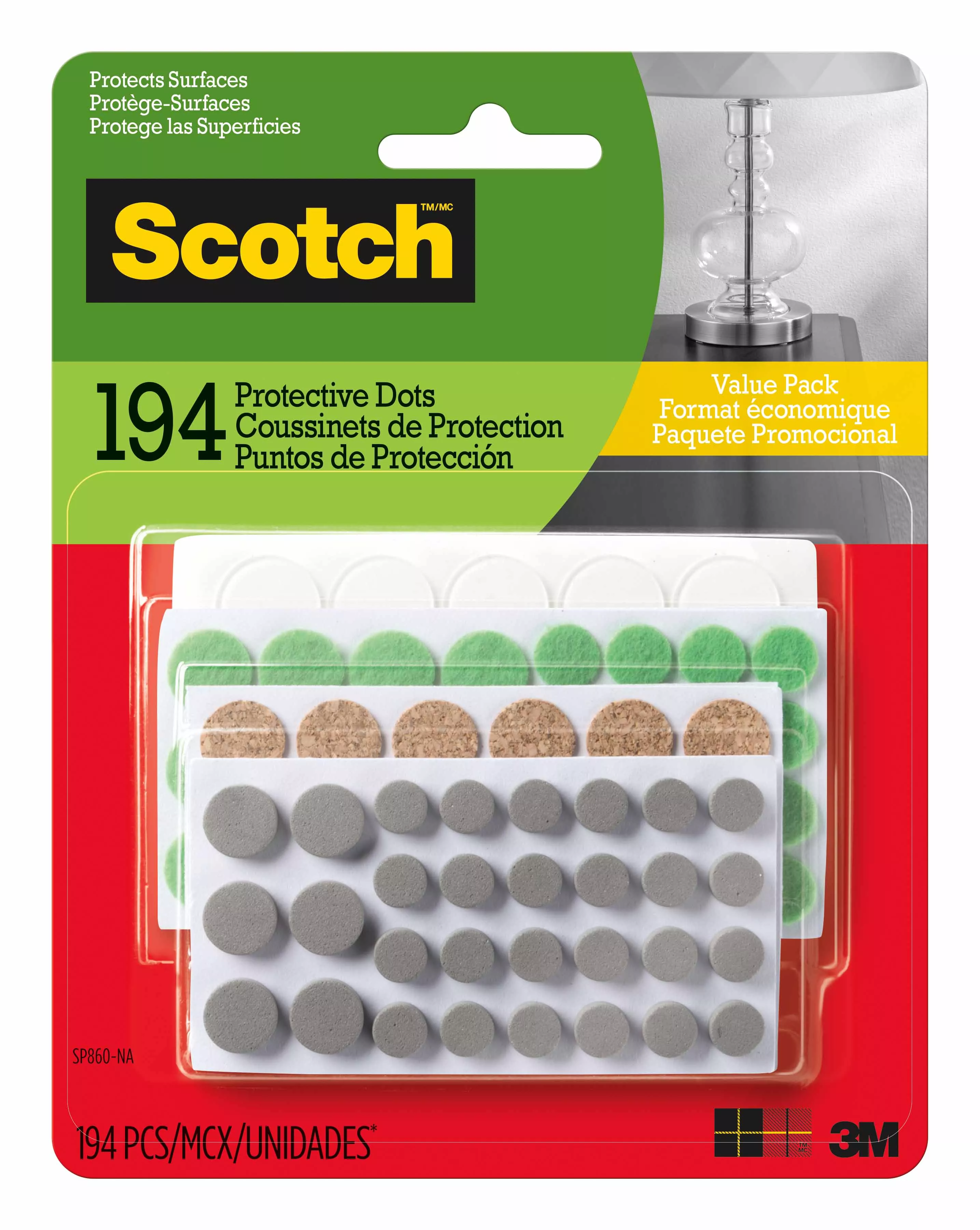 Scotch™ Surface Protection, SP860-NA, 194 Pack