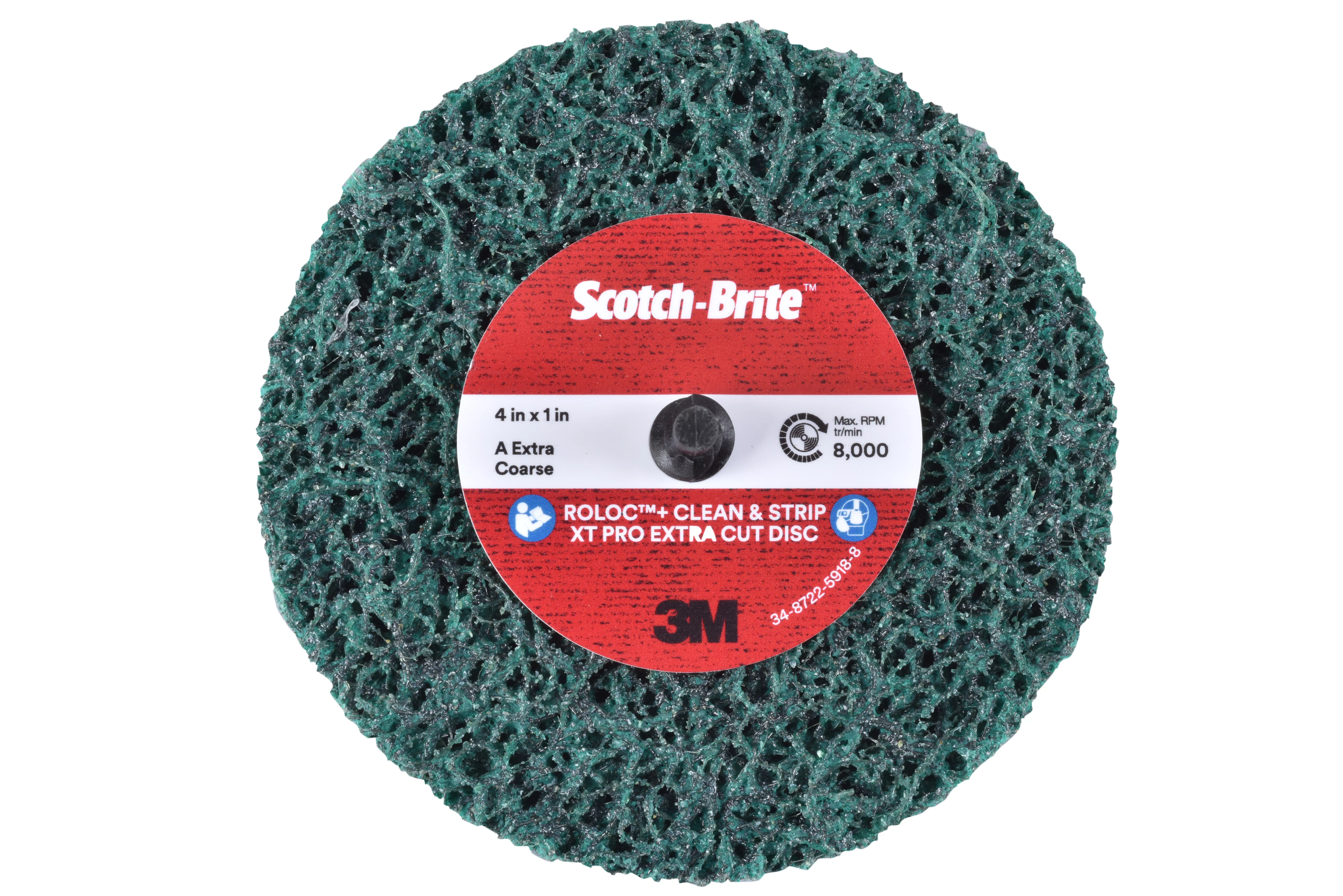 Product Number XC-DR+ | Scotch-Brite™ Roloc™+ Clean and Strip XT Pro Extra Cut Disc