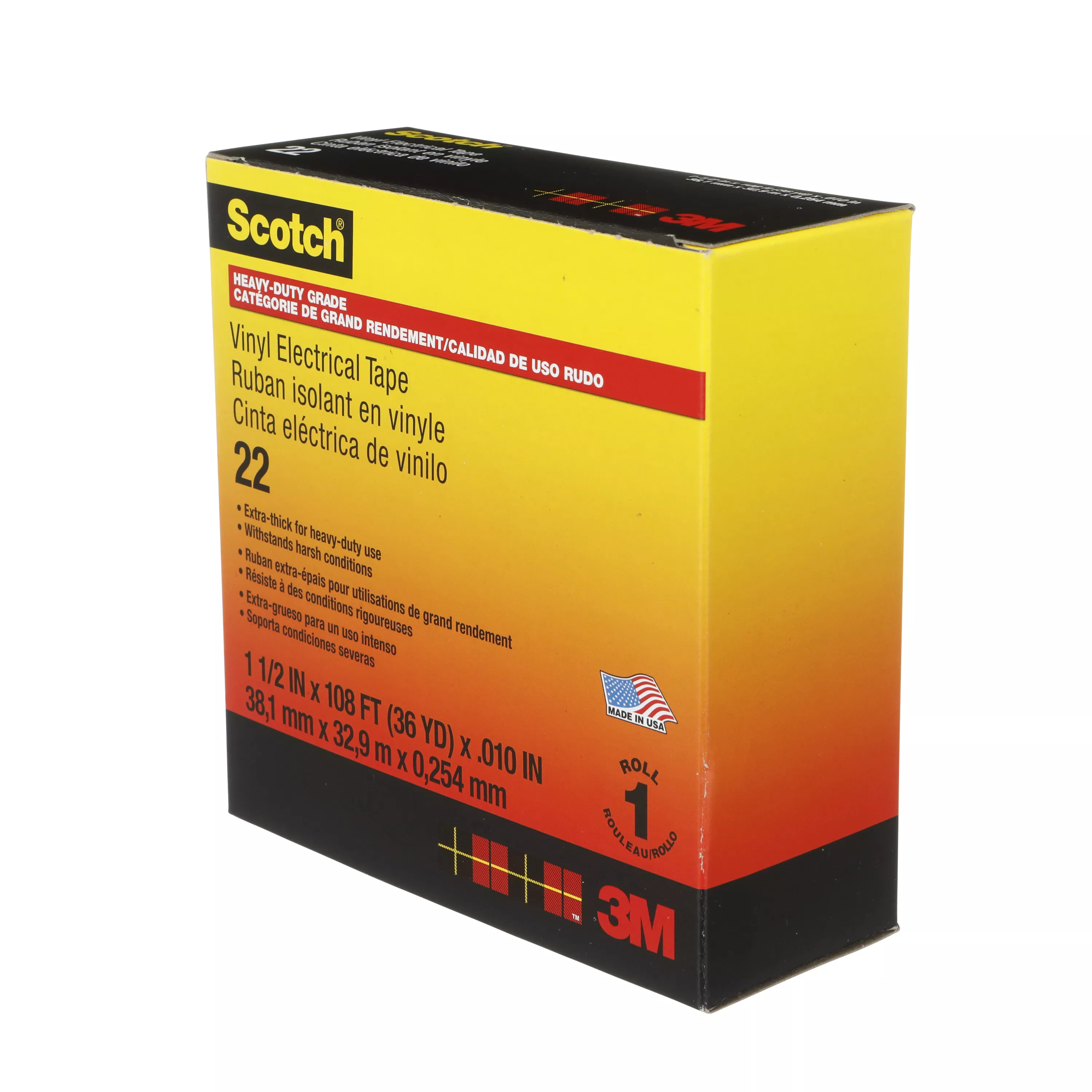 SKU 7000031345 | Scotch® Vinyl Electrical Tape 22