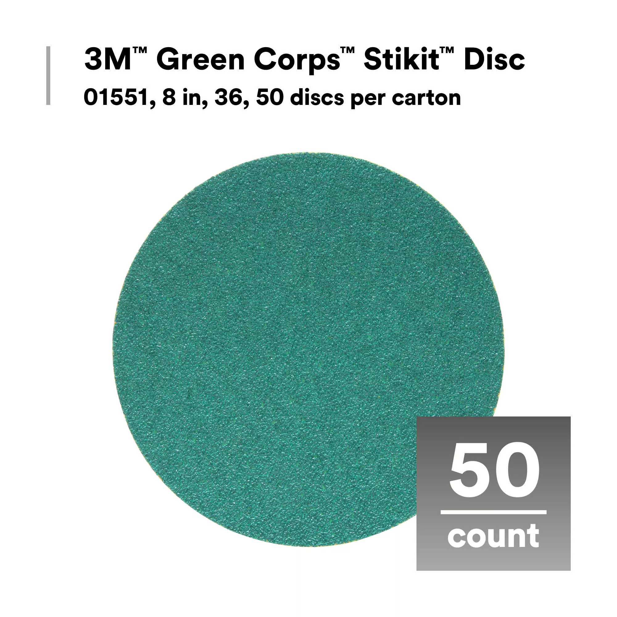 SKU 7000148230 | 3M™ Green Corps™ Stikit™ Production™ Disc