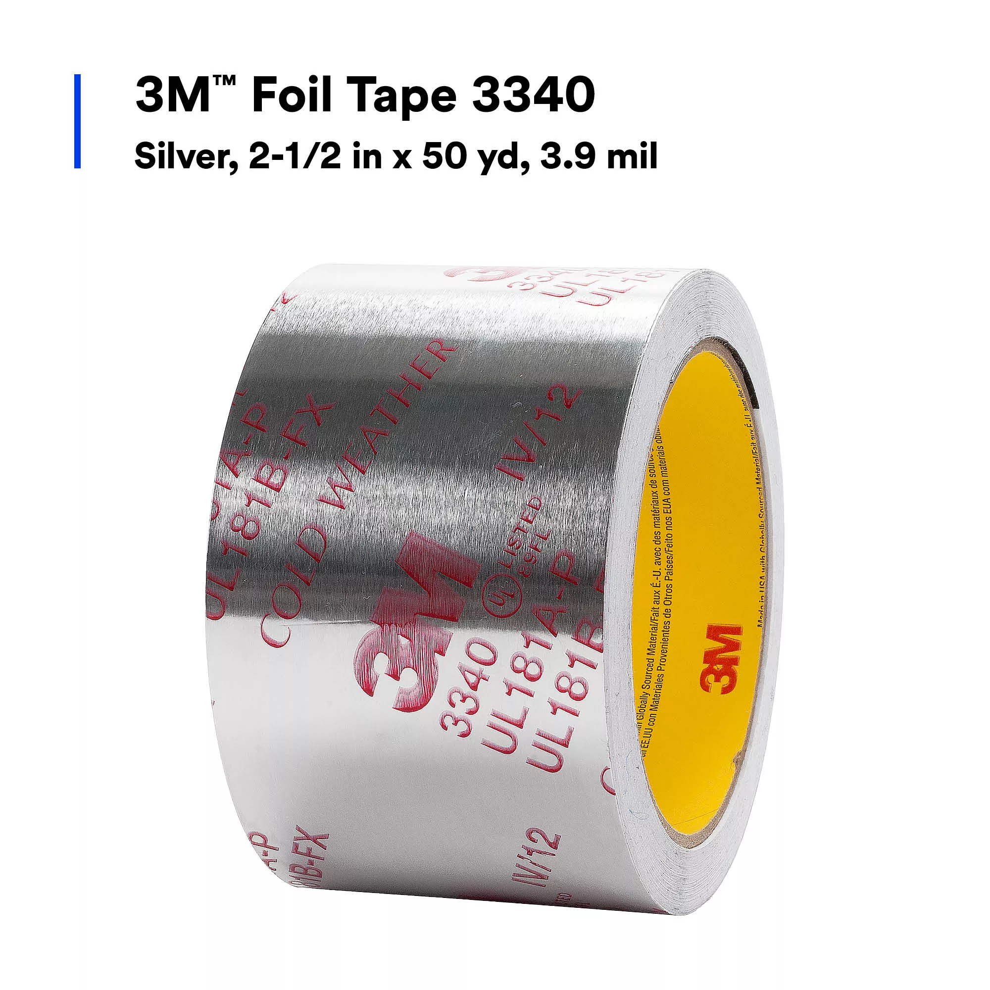 SKU 7100189974 | 3M™ Foil Tape 3340